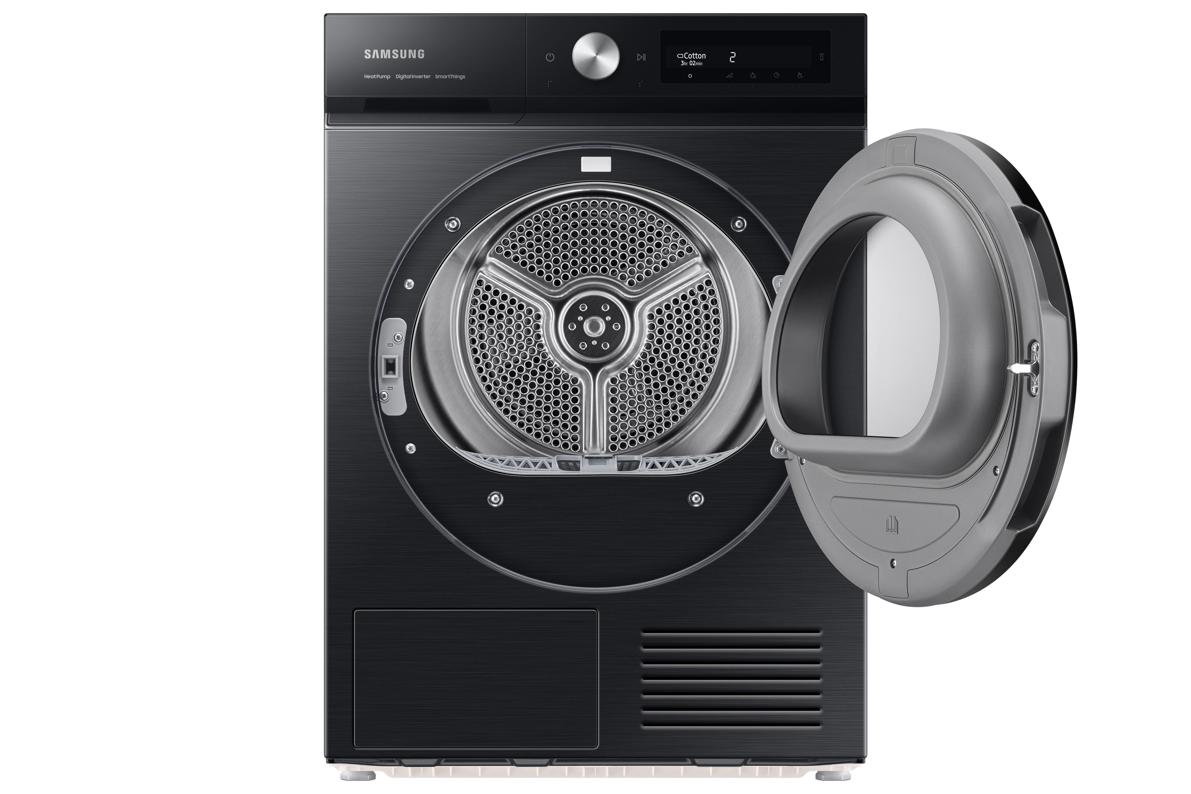 Samsung Series 5+ OptimalDry&trade; DV90BB5245ABS1 9kg Smart Heat Pump Tumble Dryer - Black thumbnail image