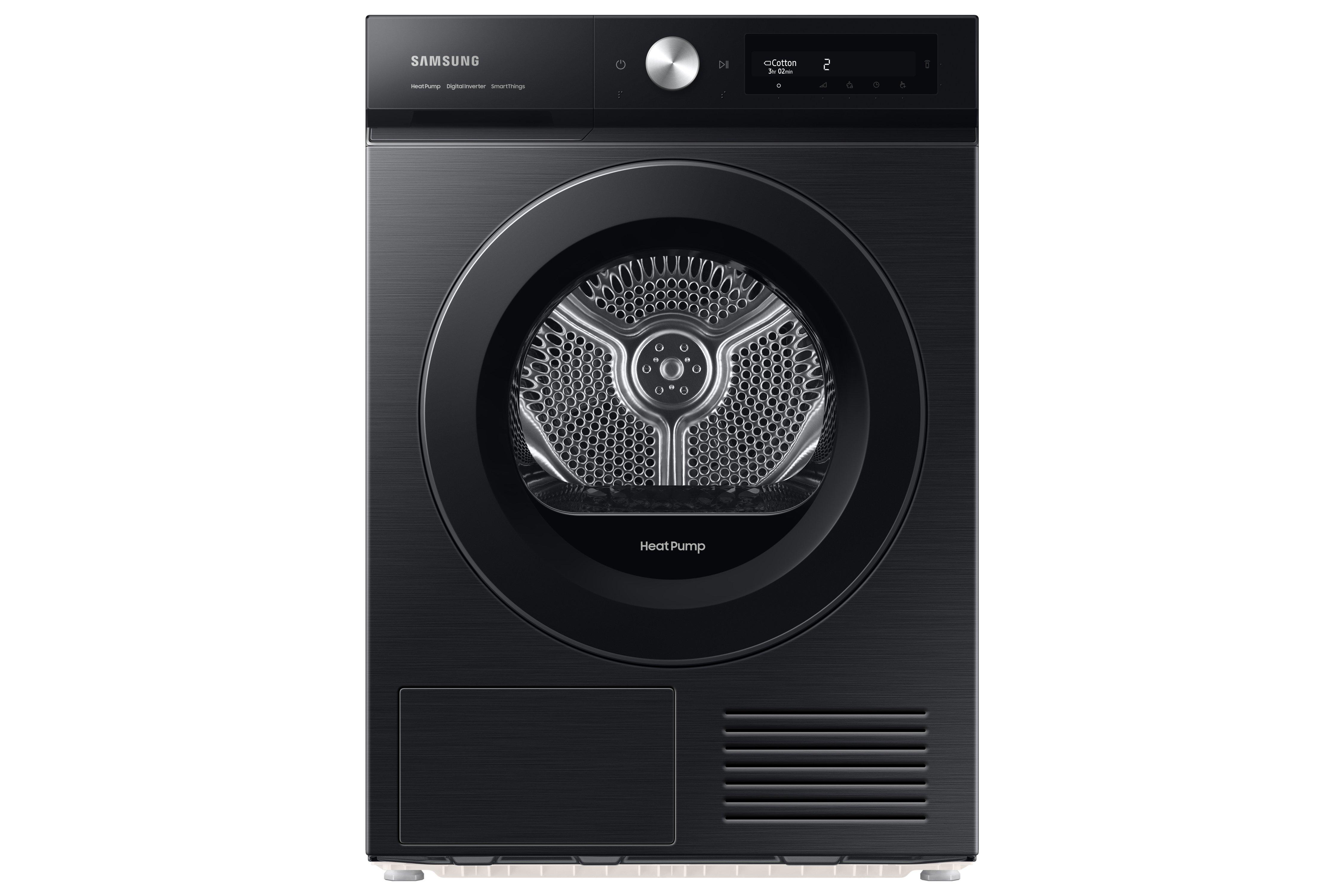 Samsung Series 5+ OptimalDry&trade; DV90BB5245ABS1 9kg Smart Heat Pump Tumble Dryer - Black thumbnail image