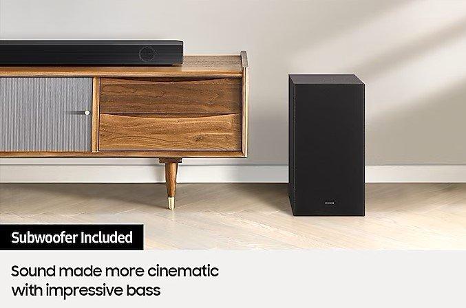 Samsung HW-B530XU Wireless Soundbar with Subwoofer and game mode - Black  thumbnail image