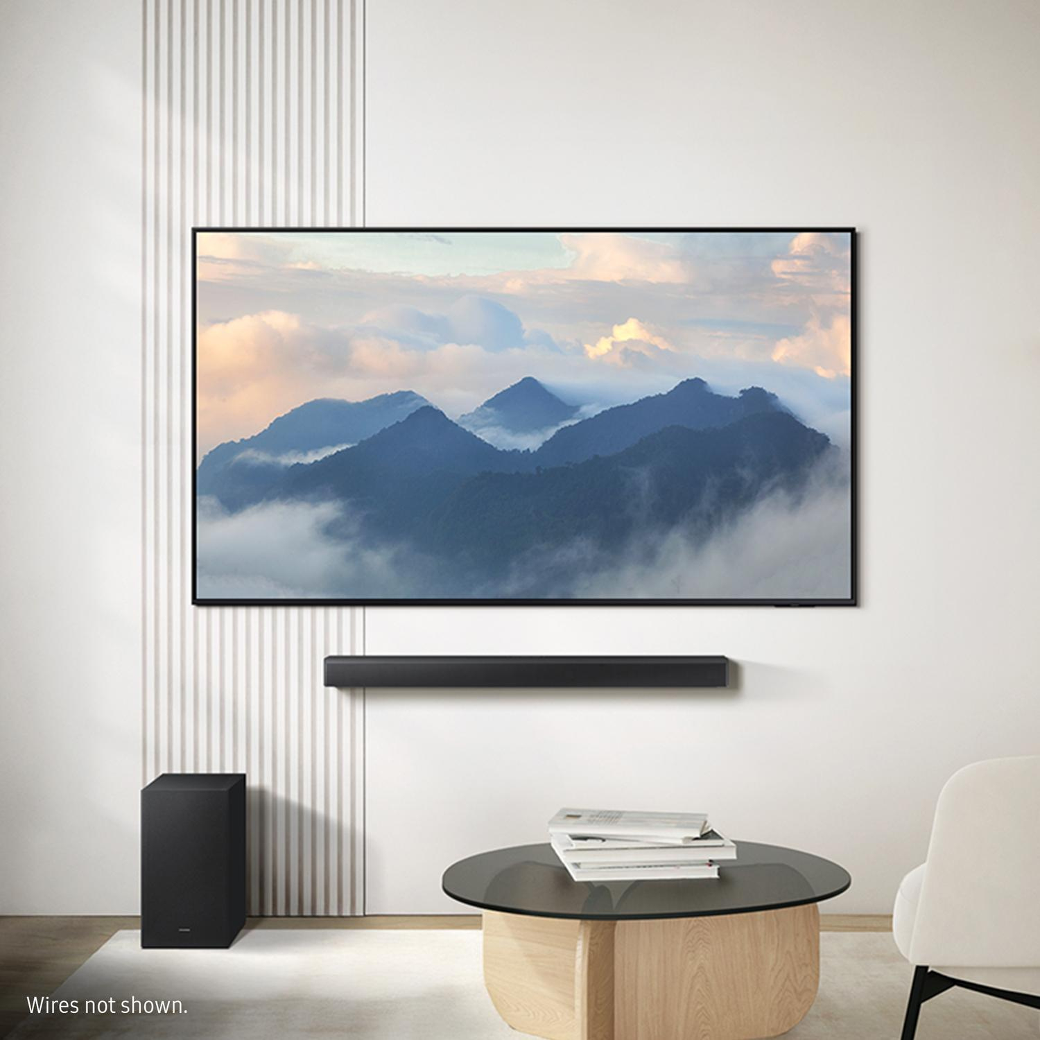 Samsung HW-B650F/XU 3.1ch 370W Soundbar with Wireless Subwoofer Bass Boost and Game Mode - Black thumbnail image