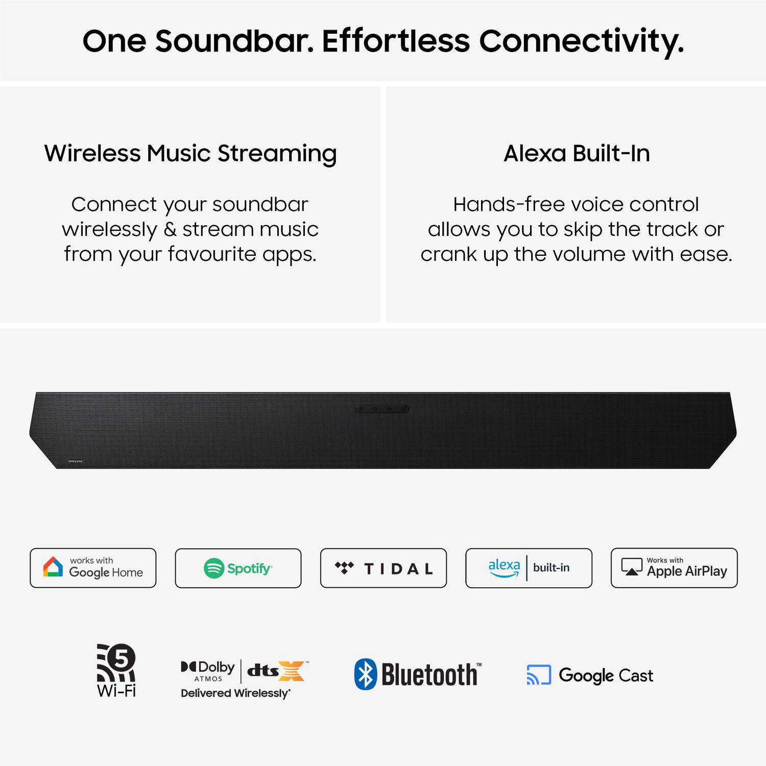 Samsung HW-Q800H/XU 5.1.2ch Q-Series Soundbar with Subwoofer - Black thumbnail image