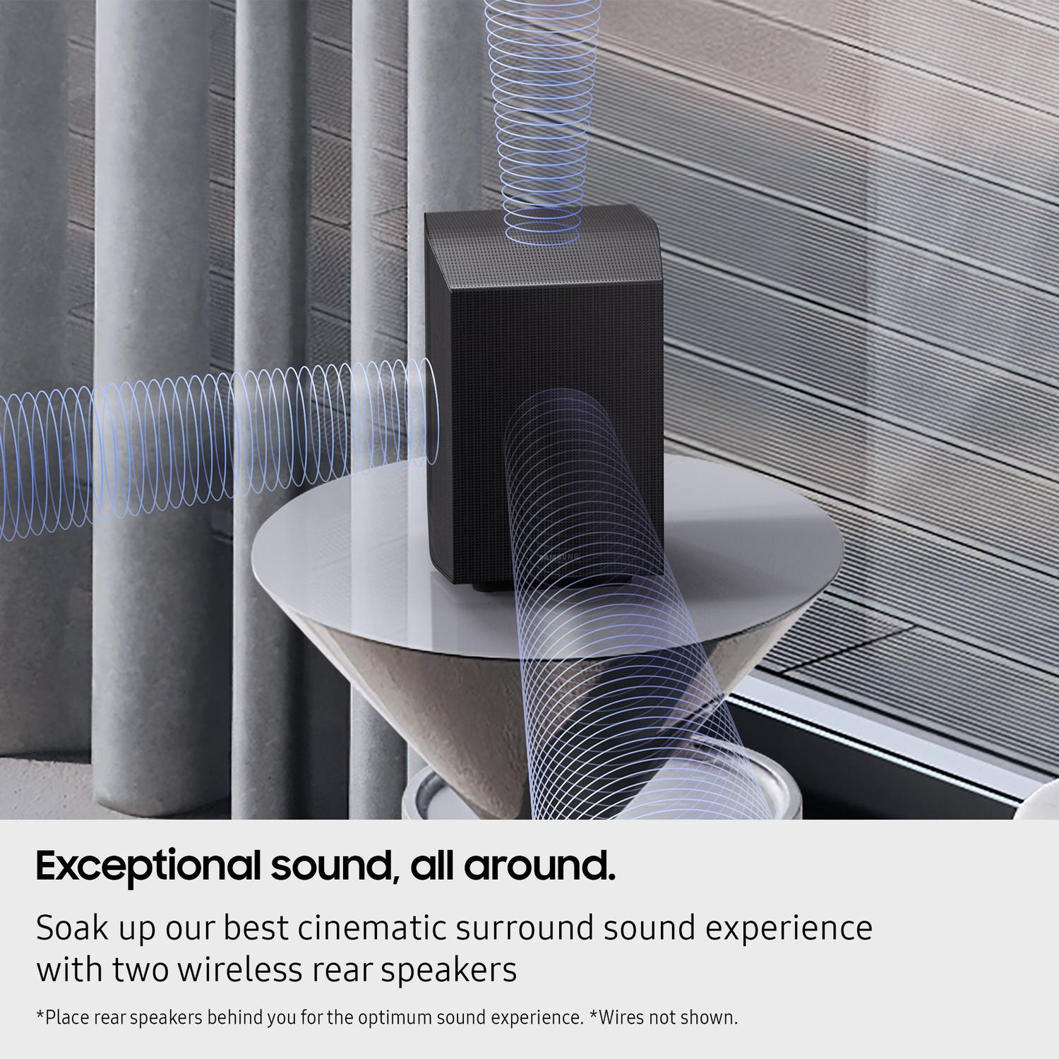Samsung HW-Q990F/XU 11.1.4ch Q-Series Soundbar with Subwoofer & Rear Speakers - Titan Black thumbnail image