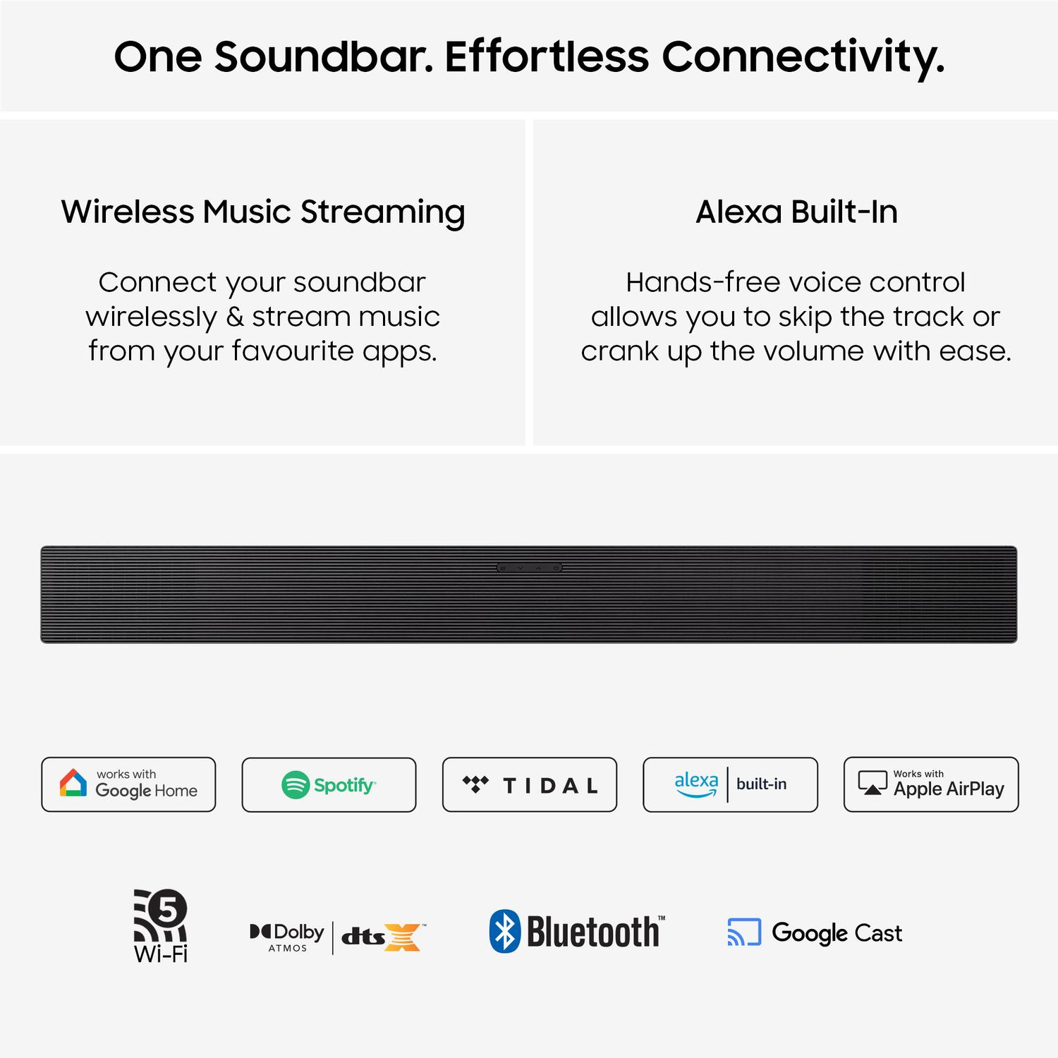 Samsung HW-QS90H/XU 7.1.2ch Q-Series Soundbar with Subwoofer - Graphite Black thumbnail image