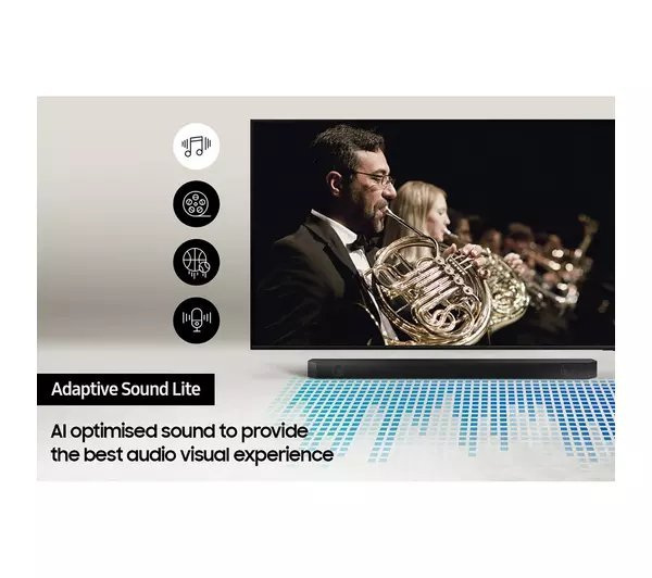 Samsung HW-S50BXU 3ch Soundbar - Grey thumbnail image