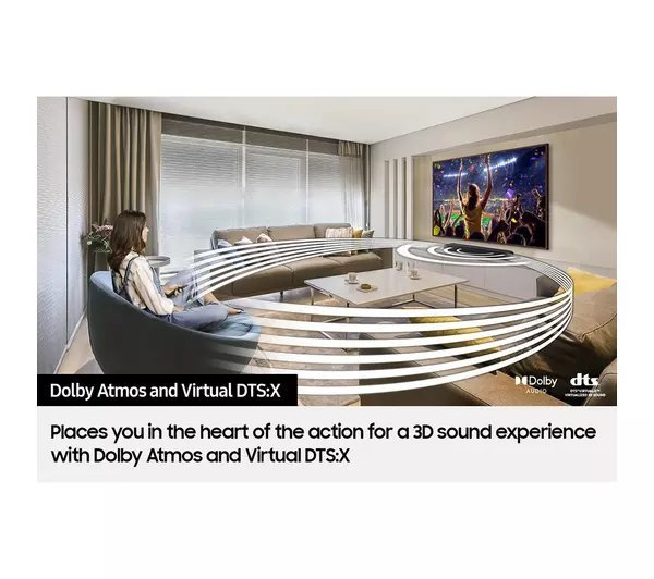 Samsung HW-S50BXU 3ch Soundbar - Grey thumbnail image