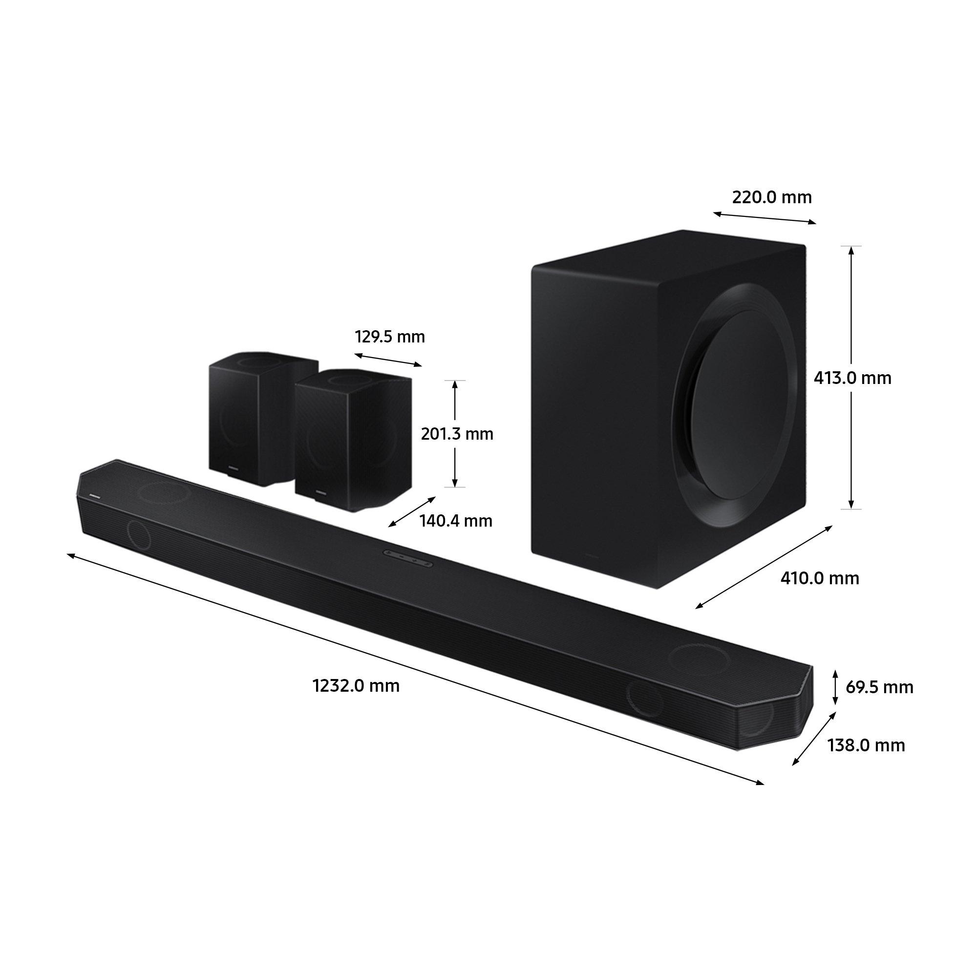 Samsung HW_Q990BXU 11.1.4ch Soundbar & Subwoofer - Black thumbnail image