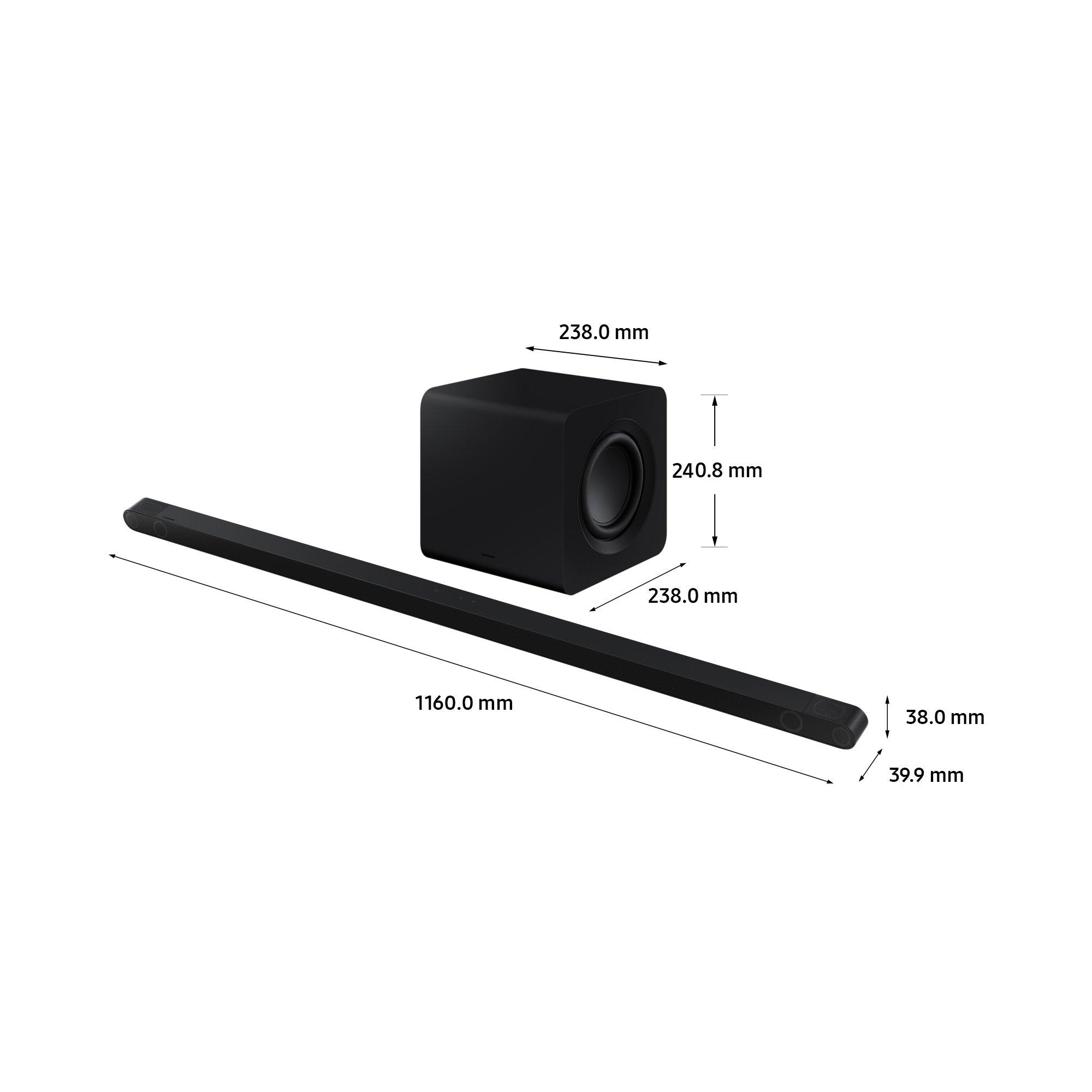 Samsung HW-S800BXU 3.1.2ch Soundbar & Subwoofer - Black thumbnail image
