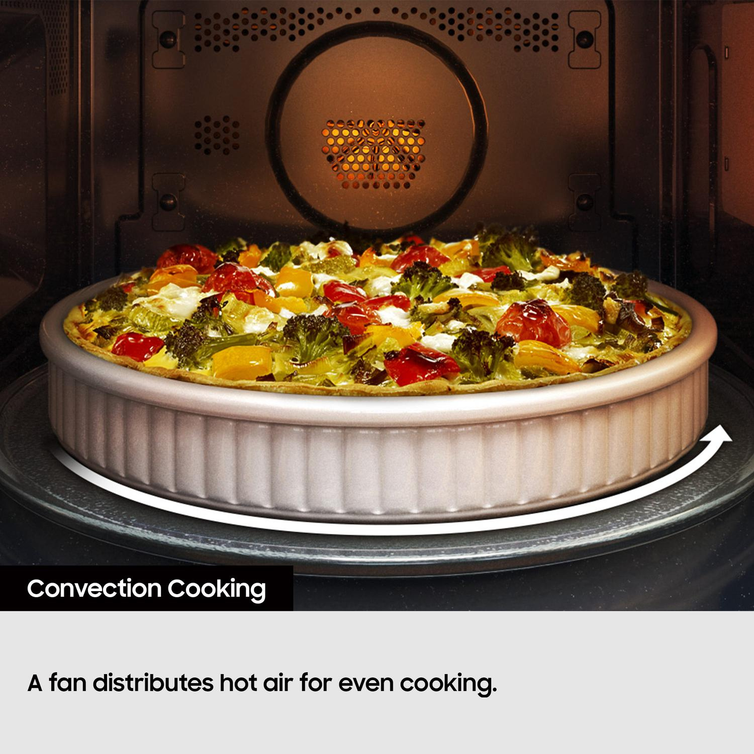 Samsung MC28H5013AS/EU 28 Litres Convection Microwave Oven - Silver thumbnail image