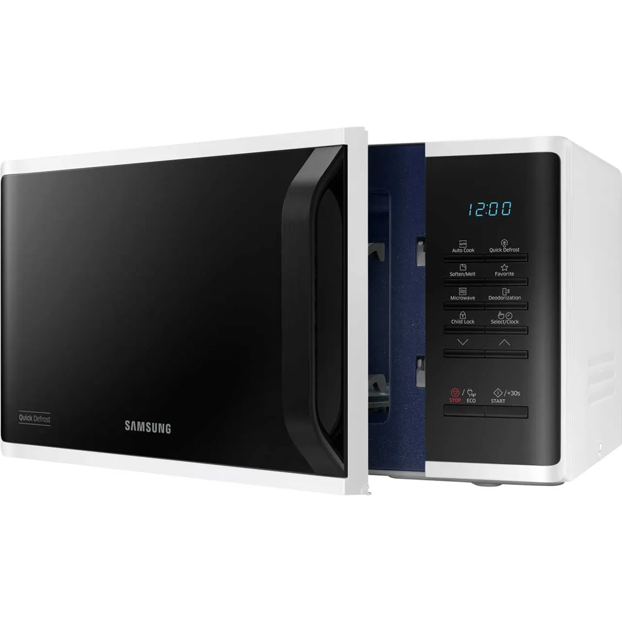 Samsung MS23K3513AW Solo Microwave Oven with Triple Distribution System - White thumbnail image
