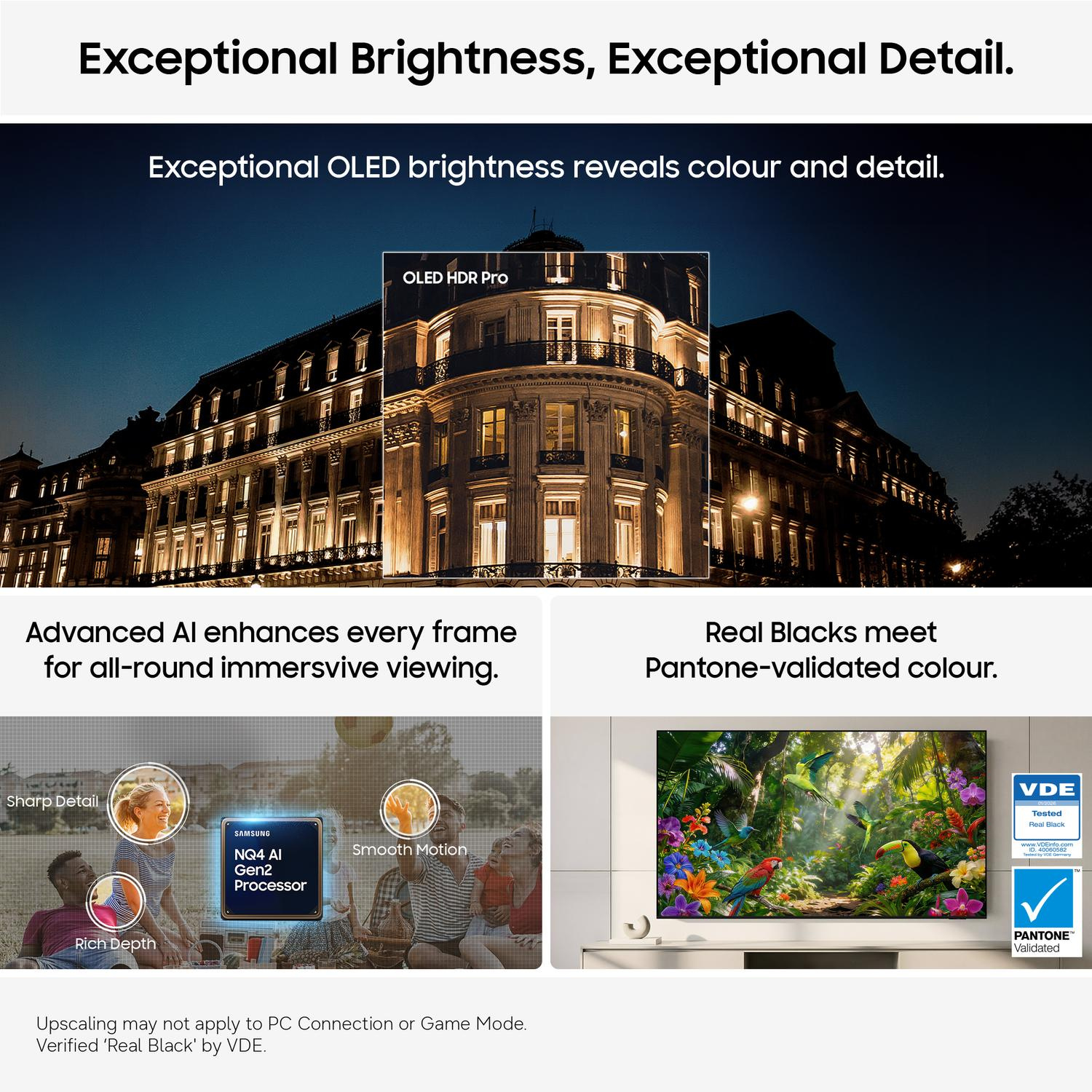 Samsung QE55S95HFTXXU 55" OLED Glare Free Vision AI Smart TV thumbnail image