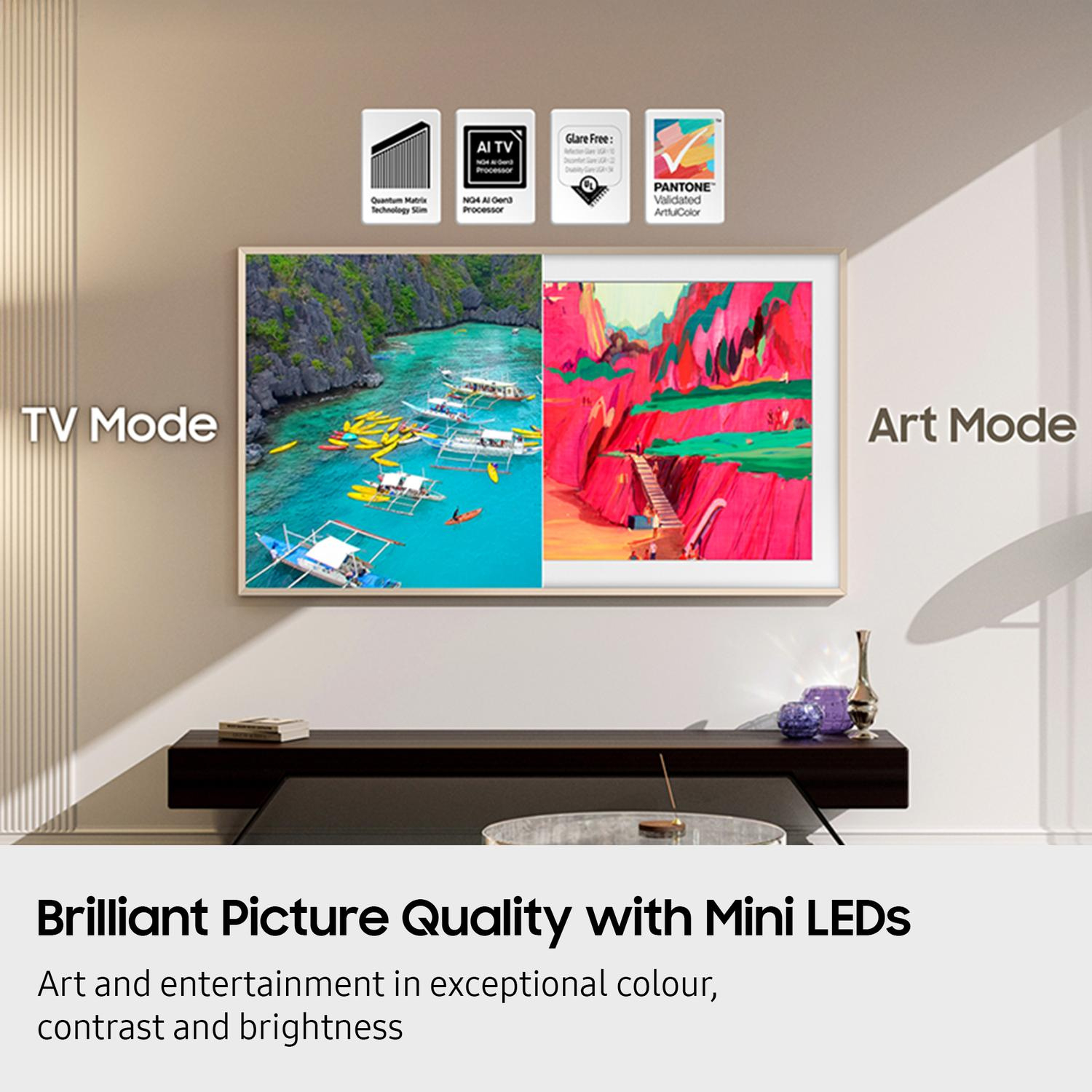 Samsung QE65LS03FWUXXU 65" 4K Neo QLED The Frame Pro TV thumbnail image