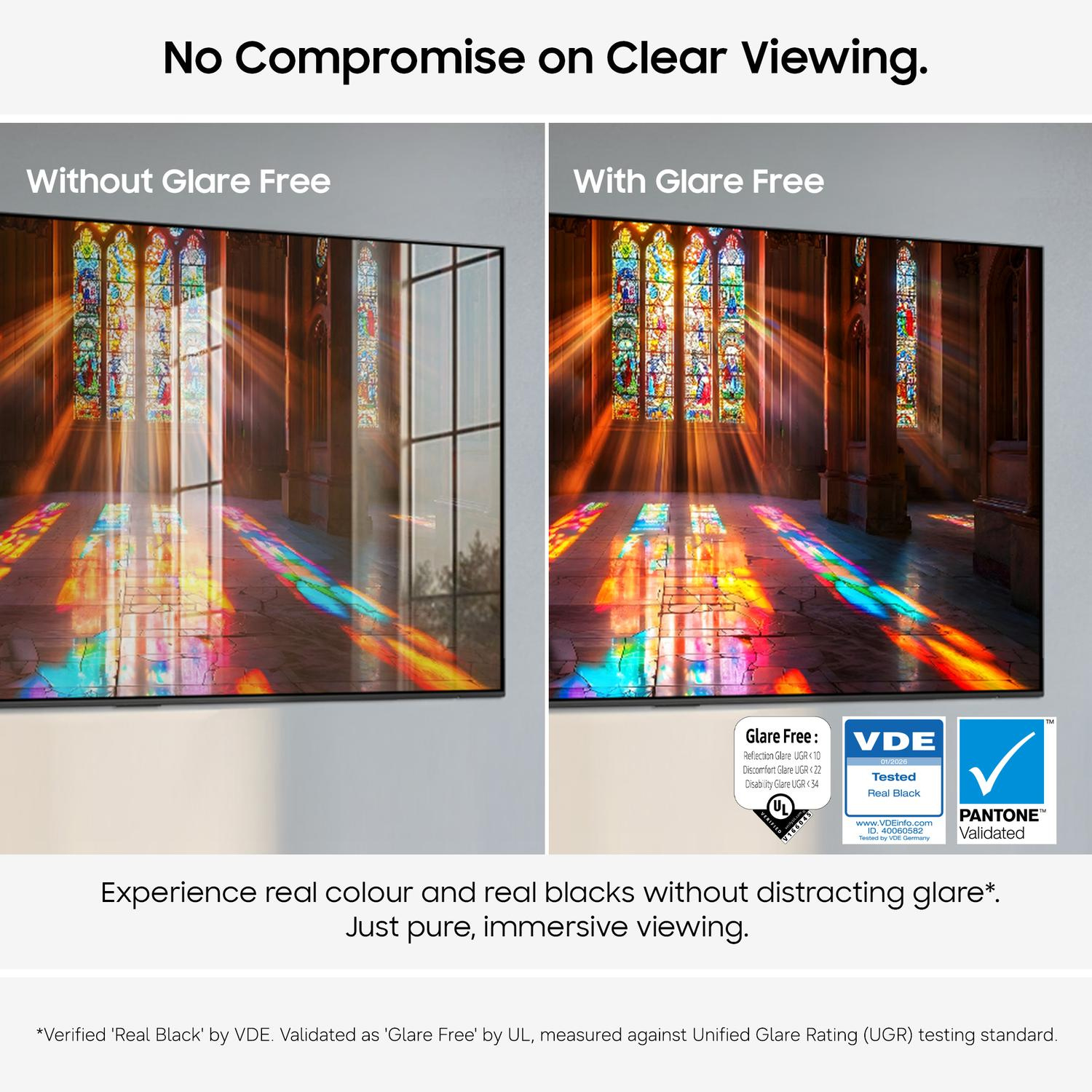 Samsung QE65S90HAEXXU 65" OLED Glare Free Vision AI Smart TV thumbnail image