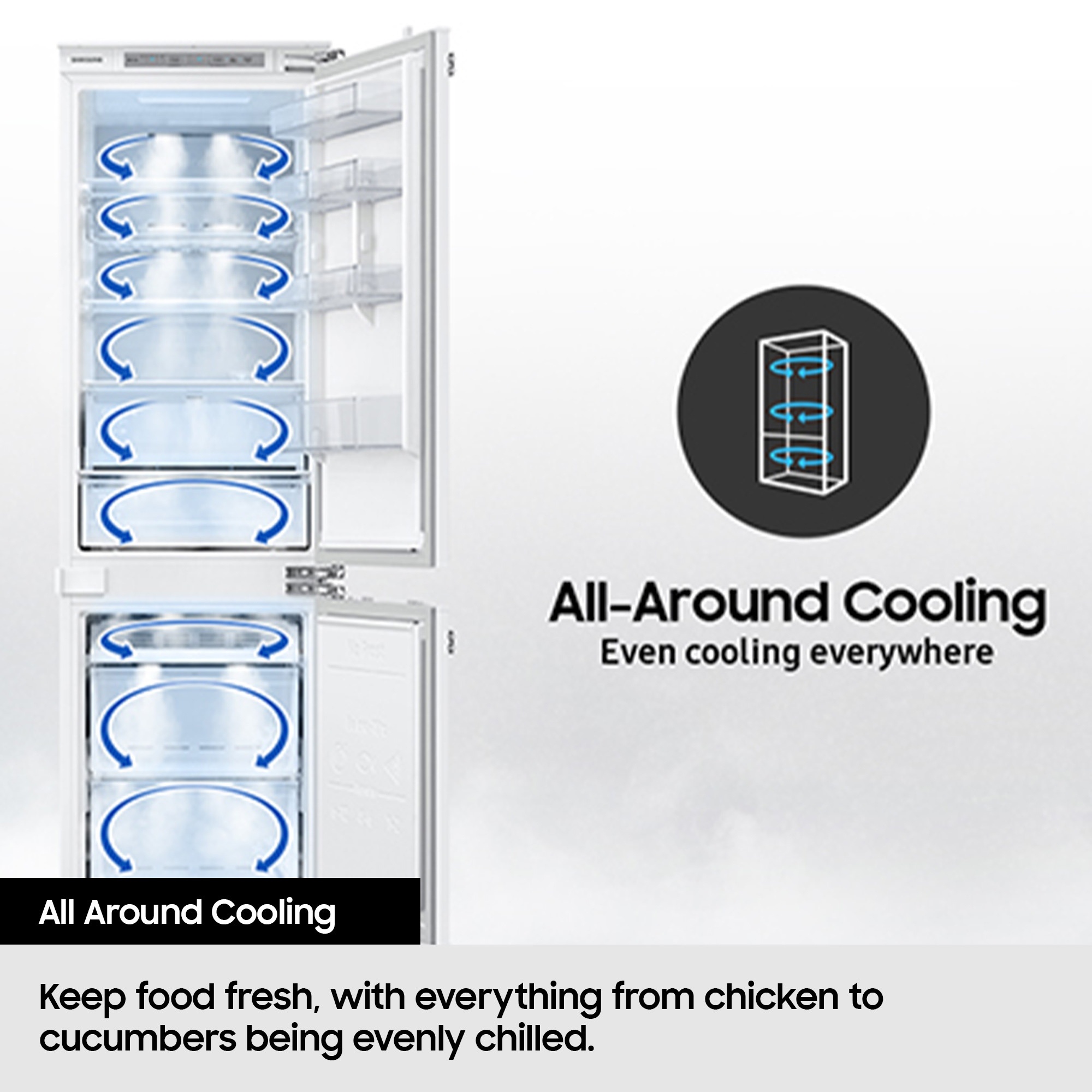 Samsung RB33B610EWW/EU 59.5cm 70/30 Fridge Freezer  thumbnail image