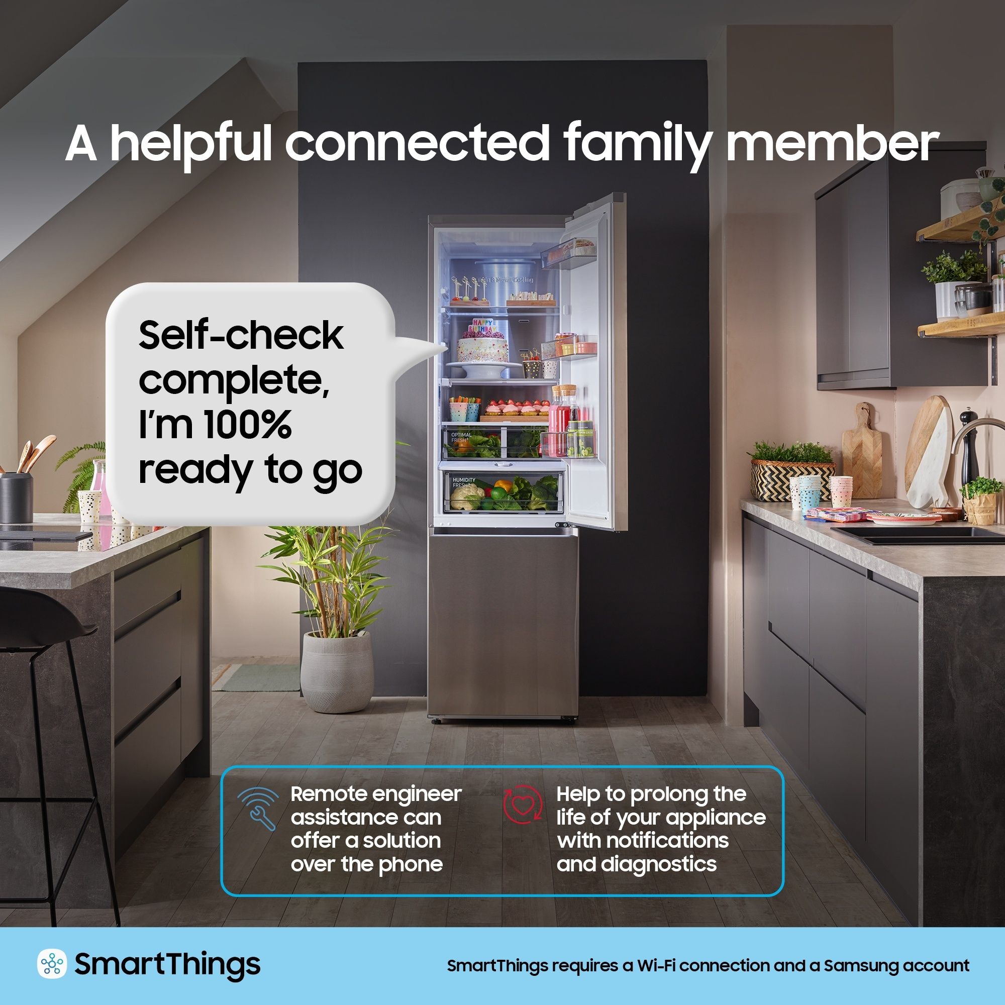 Samsung RB34C632ESA/EU 59.5cm 65/35 Split Fridge Freezer thumbnail image