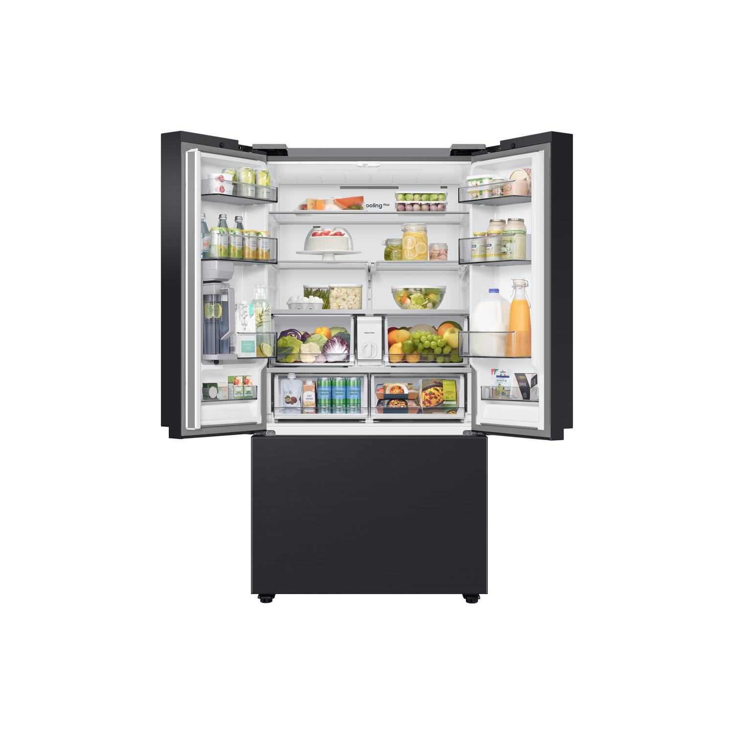 Samsung RF24BB620EB1EU 90.8cm 70/30 Total No Frost American Fridge Freezer - Black thumbnail image