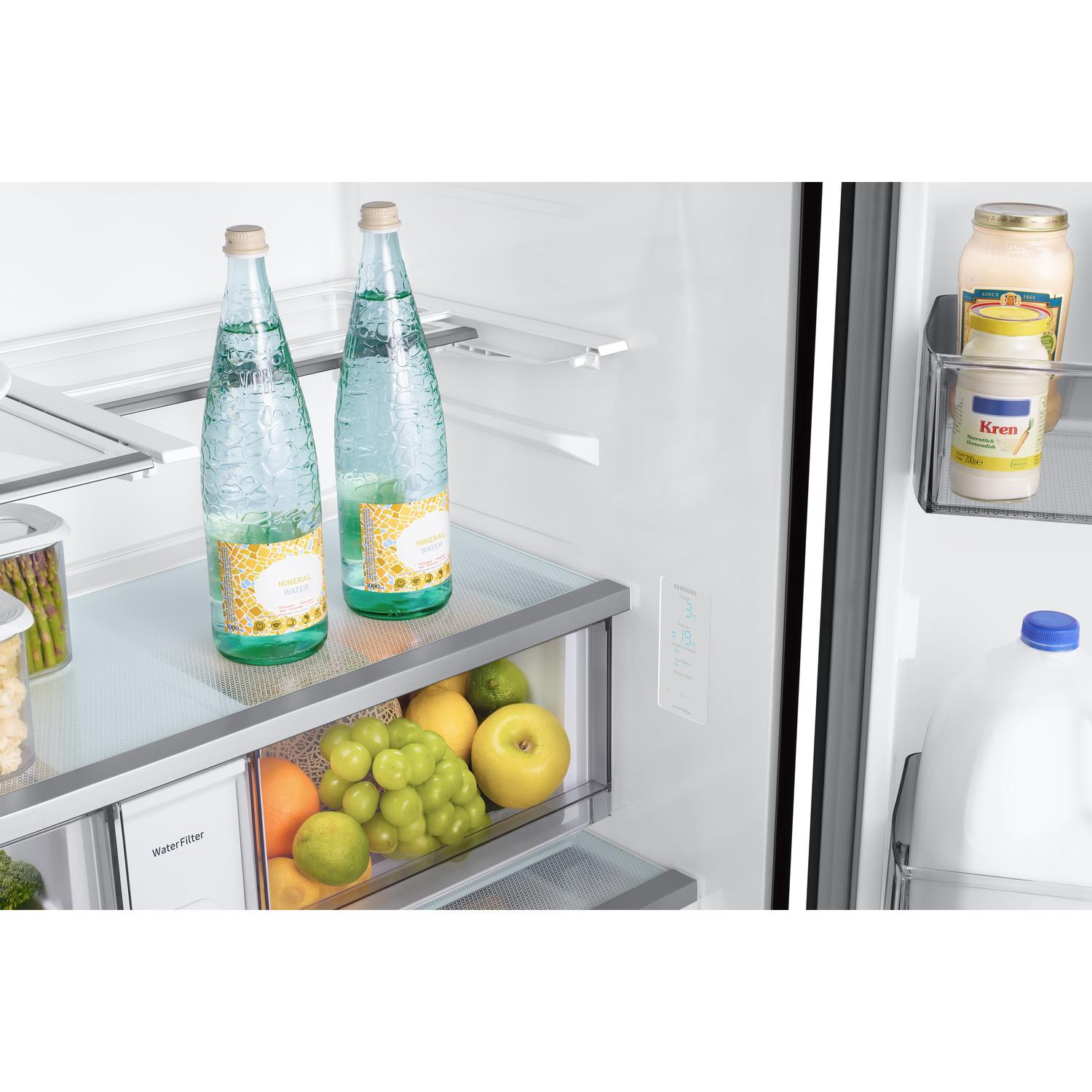 Samsung RF24BB620EB1EU 90.8cm 70/30 Total No Frost American Fridge Freezer - Black thumbnail image