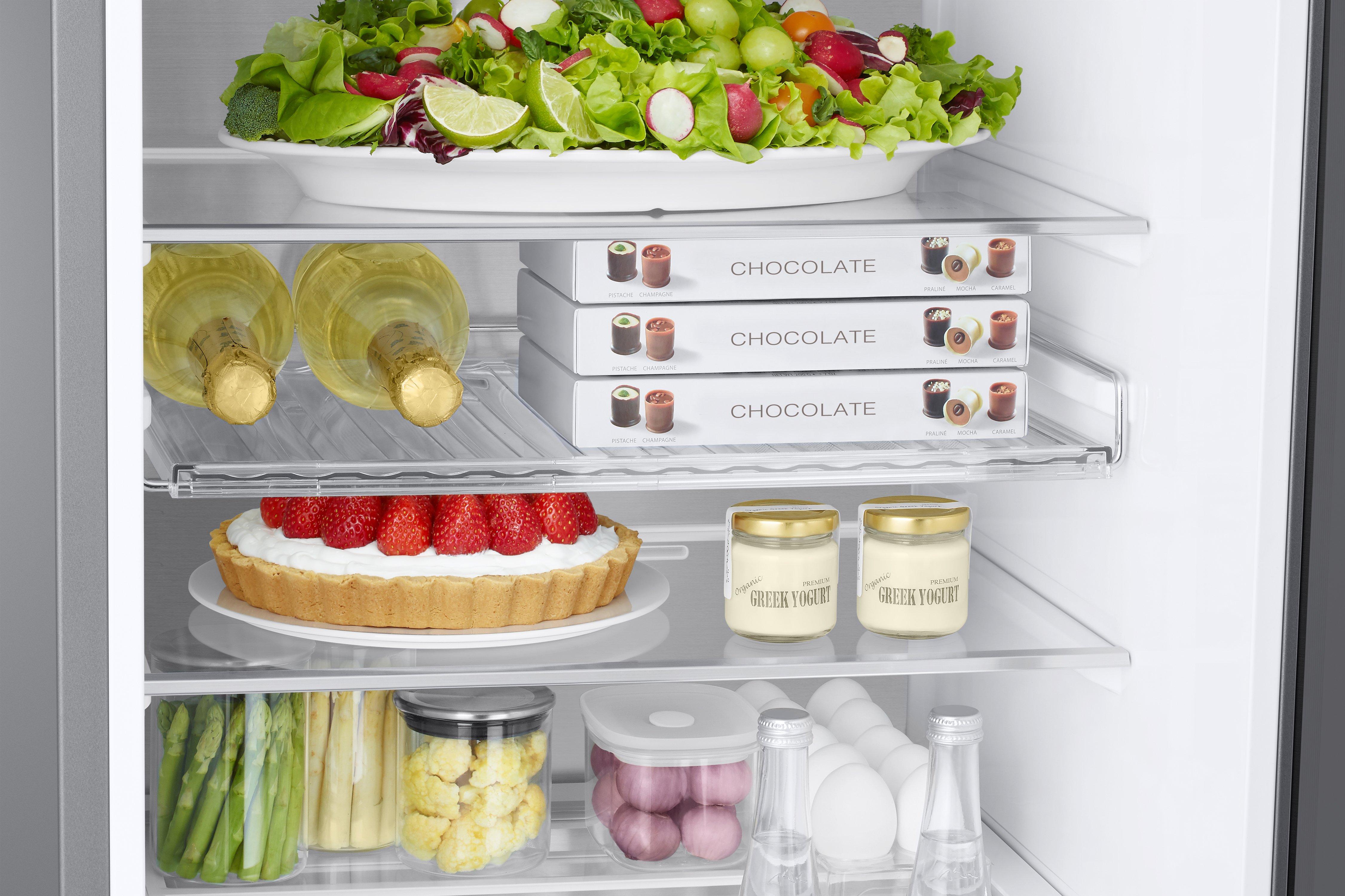 Samsung RL38A776ASR/EU 59.5cm 70/30 Frost Free Fridge Freezer  with Twin Cooling Plus - Real Steel thumbnail image