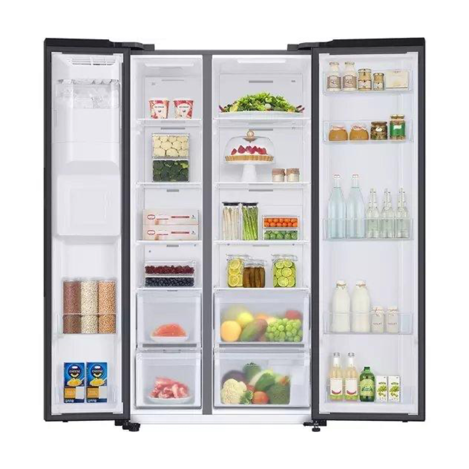 Samsung Series 7 SpaceMax&trade; RS67A8811B1/EU American-Style  Fridge Freezer - Black DOI thumbnail image