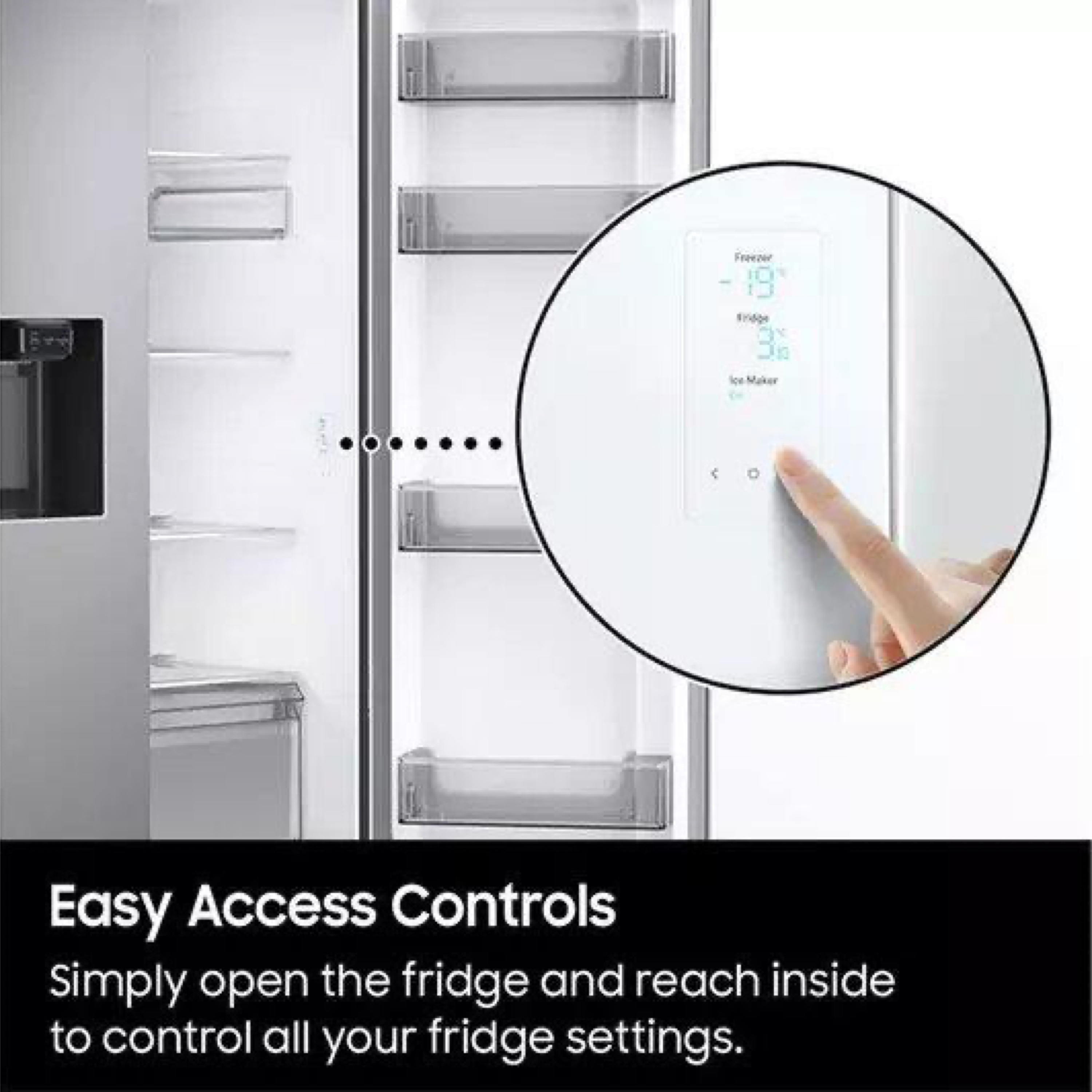 Samsung Series 7 SpaceMax&trade; RS67A8811B1/EU American-Style  Fridge Freezer - Black DOI thumbnail image