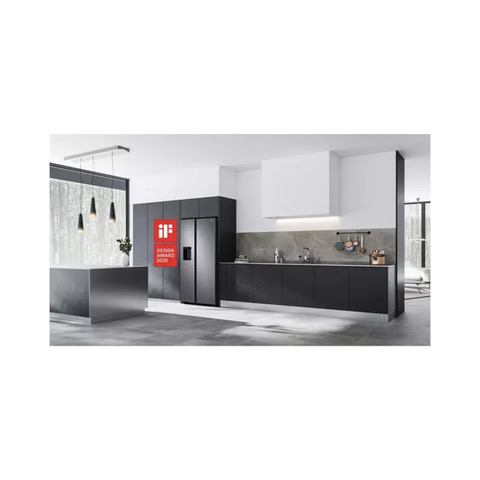 Samsung Series 8 SpaceMax&trade; RS68A884CB1/EU American-Style Smart Fridge Freezer - Black Stainless thumbnail image