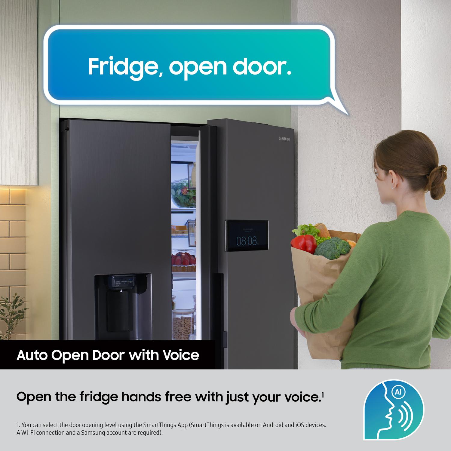 Samsung RS90F64EEFEU 91.2cm 60/40 Total No Frost American Fridge Freezer  thumbnail image
