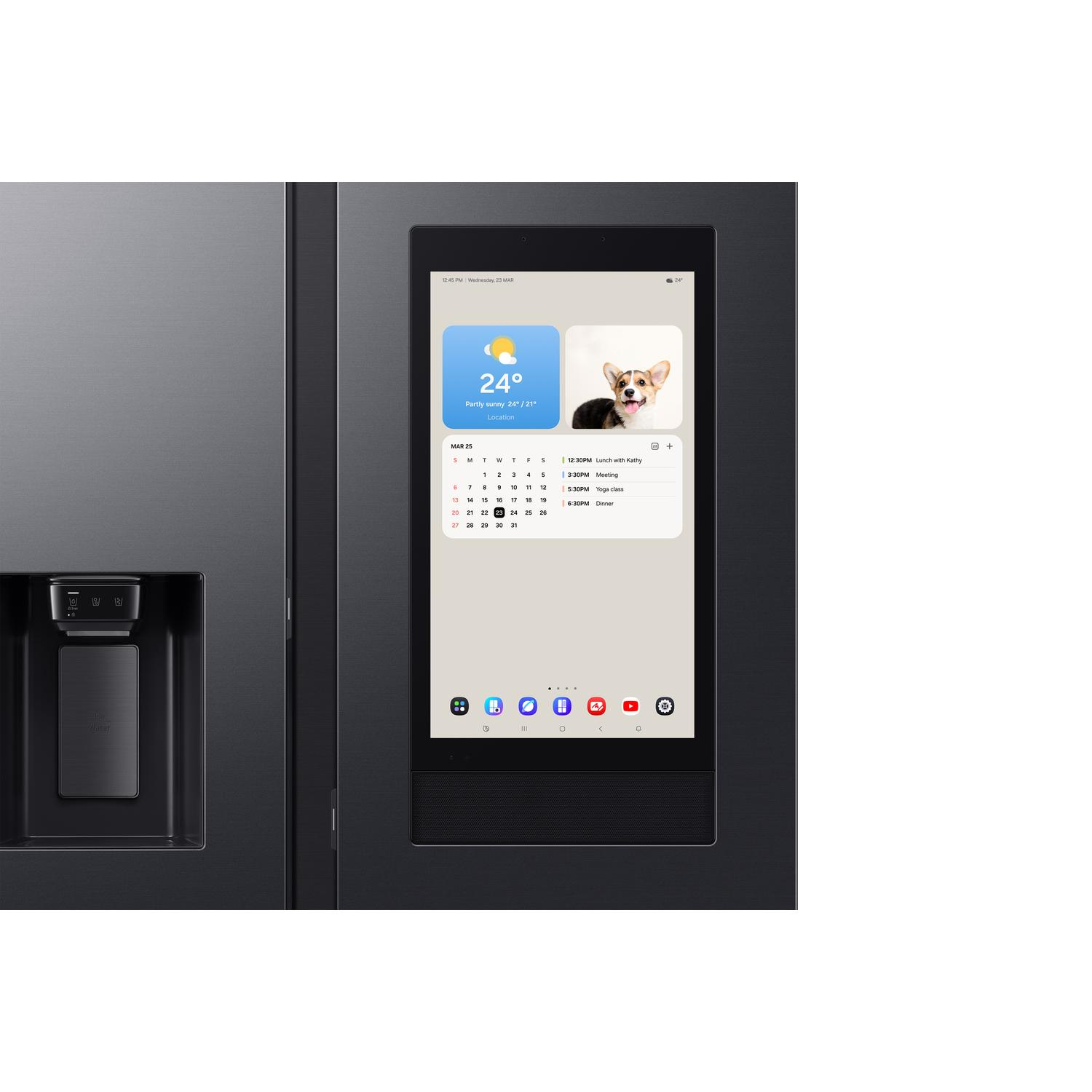 Samsung RS90F66BEFEU 91.2cm 60/40 American Fridge Freezer - Black thumbnail image