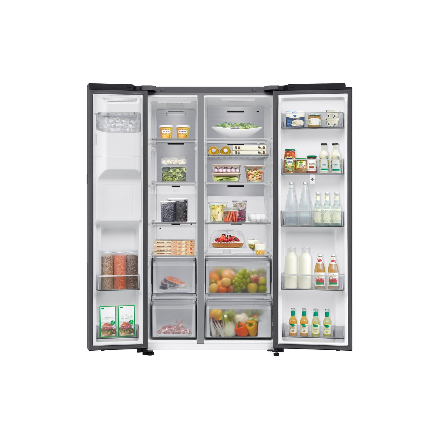 Samsung RS90F66BEFEU 91.2cm 60/40 American Fridge Freezer - Black thumbnail image
