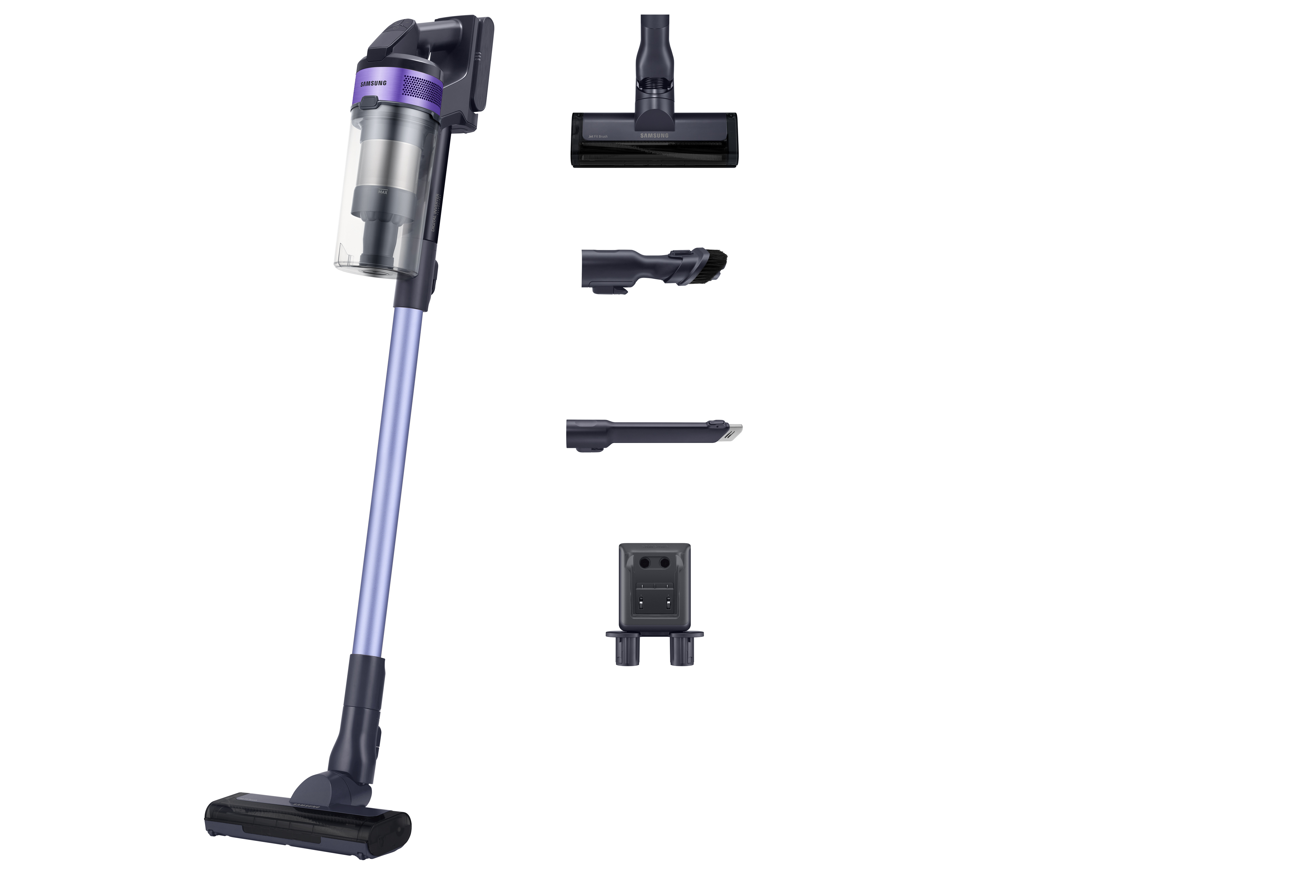Samsung VS15A6031R4/EU  Jet 60 Turbo Cordless Stick Vacuum Cleaner - 40 Minutes Run Time - Teal Violet thumbnail image