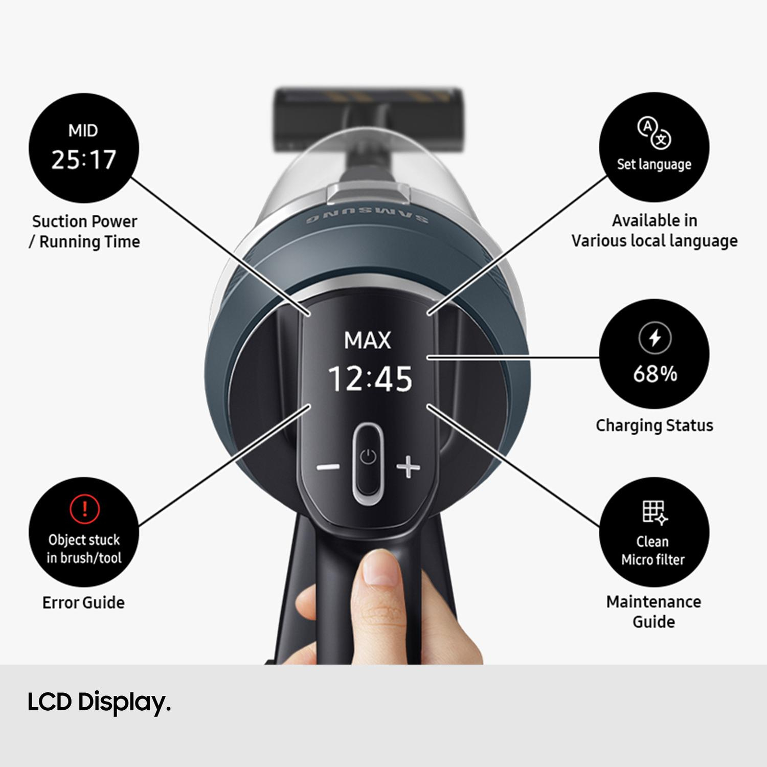 Samsung VS20C8522TN/EU Samsung Jet 85 Cordless Vacuum Cleaner with Pet Tool+ - 60 Minutes Run Time - Woody Green thumbnail image