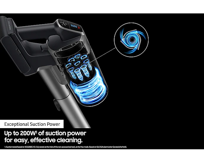 Samsung JetTM 75 Complete Cordless Stick Vacuum Cleaner Max 200 W Suction Power With Soft Action Brush thumbnail image