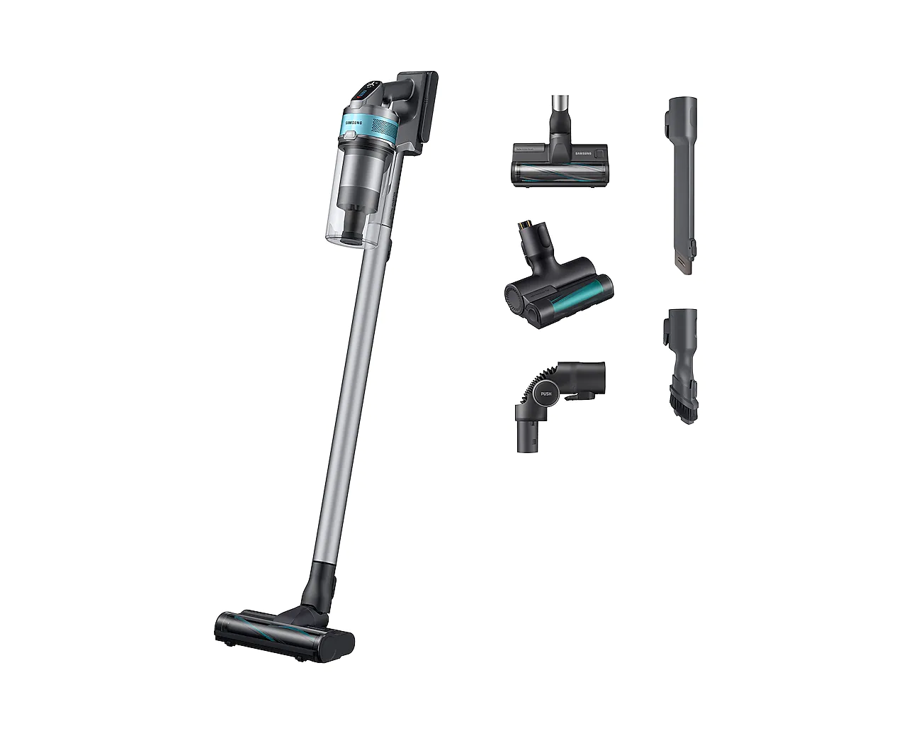 Samsung JetTM 75 Complete Cordless Stick Vacuum Cleaner Max 200 W Suction Power With Soft Action Brush thumbnail image