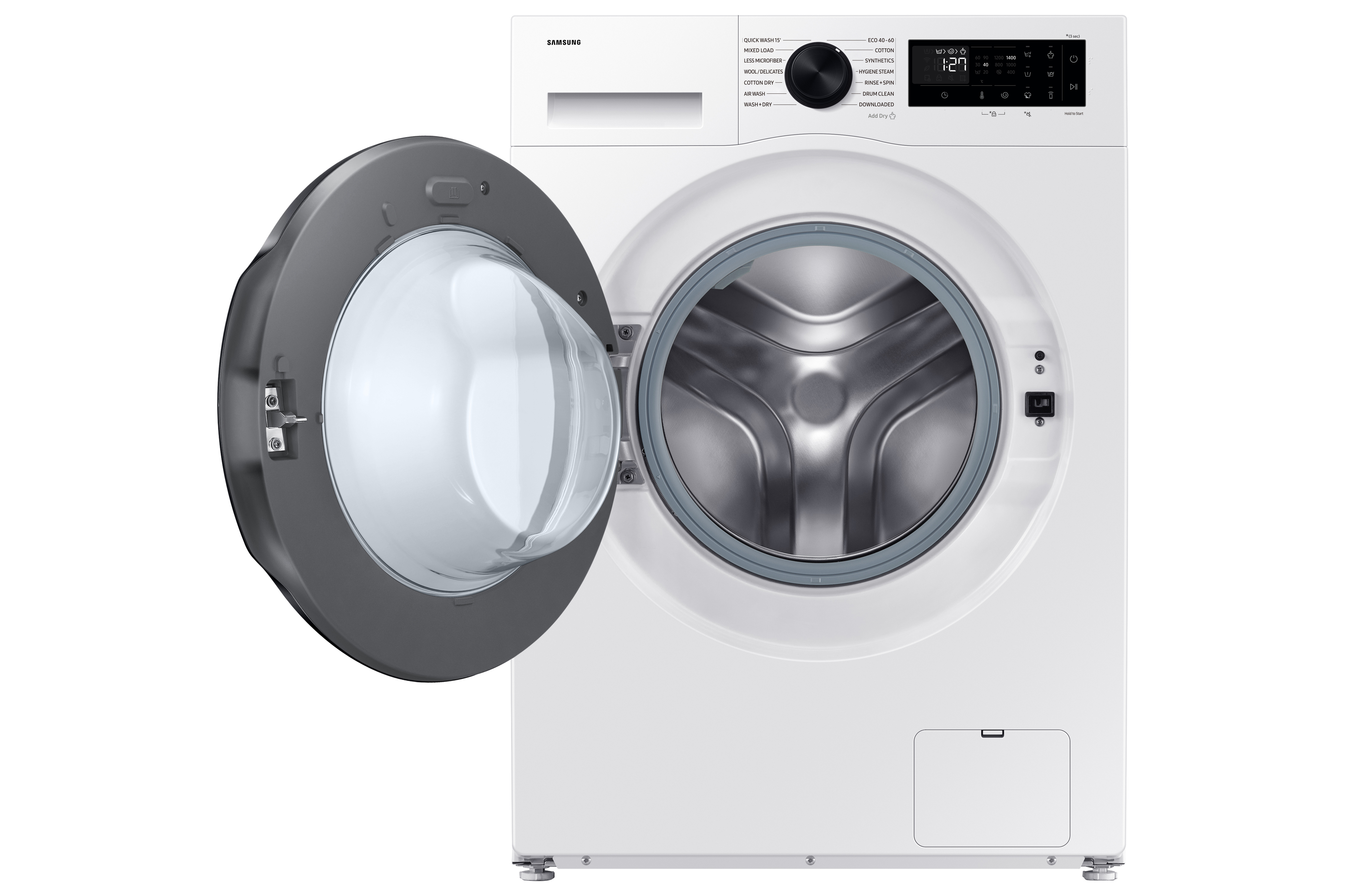 Samsung WD90DG5B15BEEU 9kg / 6kg 1400 Spin Washer Dryer - White thumbnail image