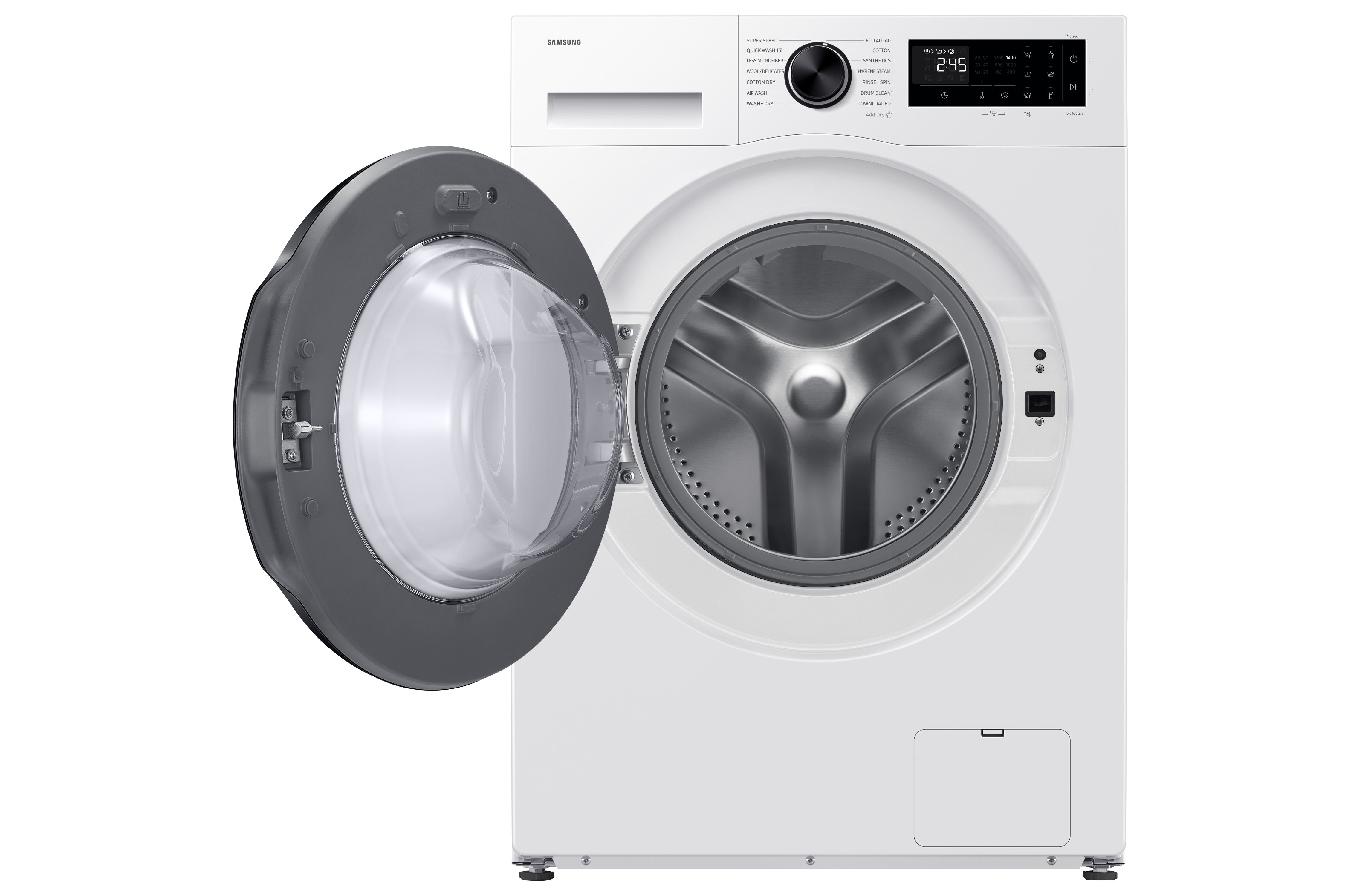Samsung WD90HG5U34BEEU 9kg/6kg 1400 Spin Washer Dryer - White thumbnail image