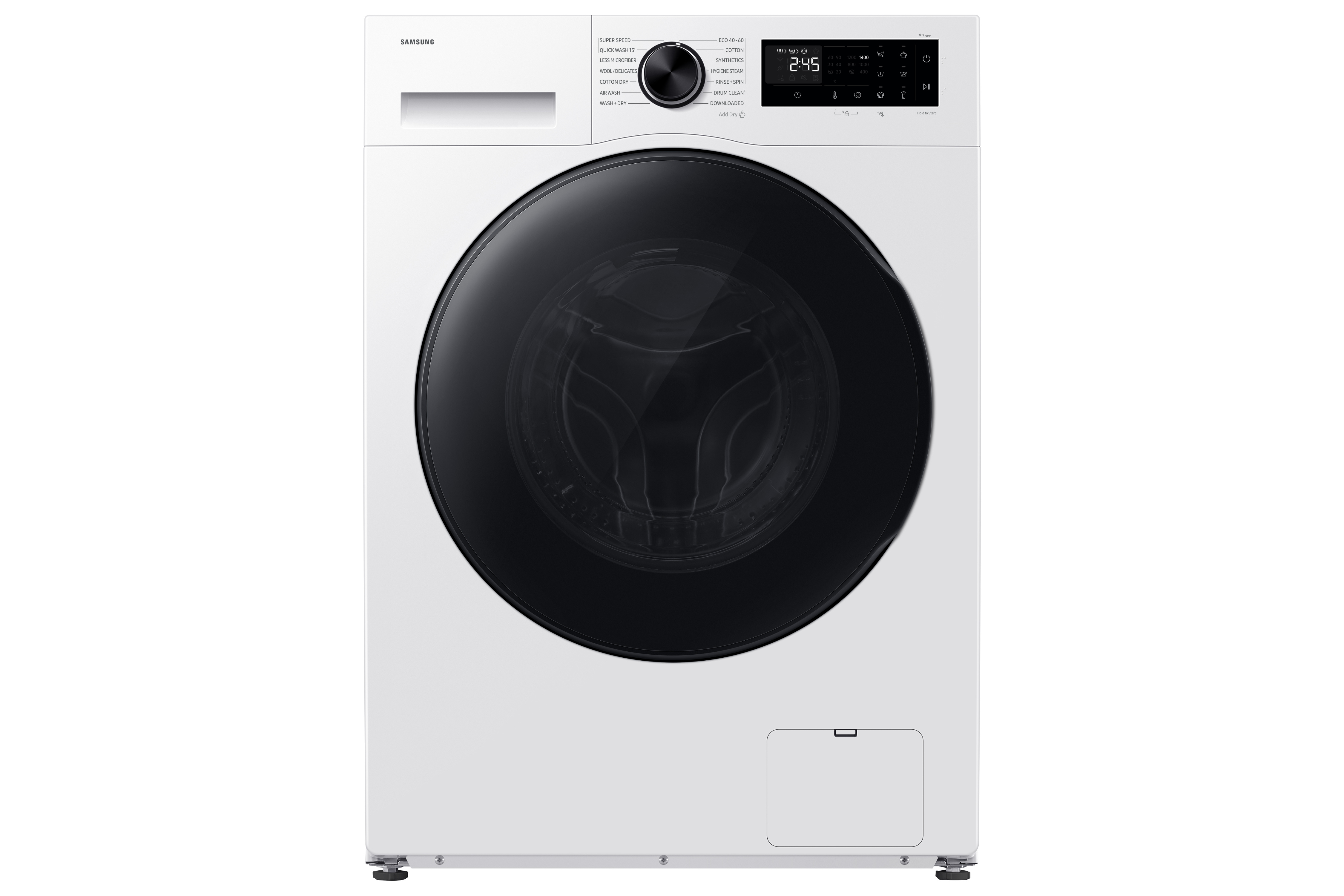 Samsung WD90HG5U34BEEU 9kg/6kg 1400 Spin Washer Dryer - White thumbnail image