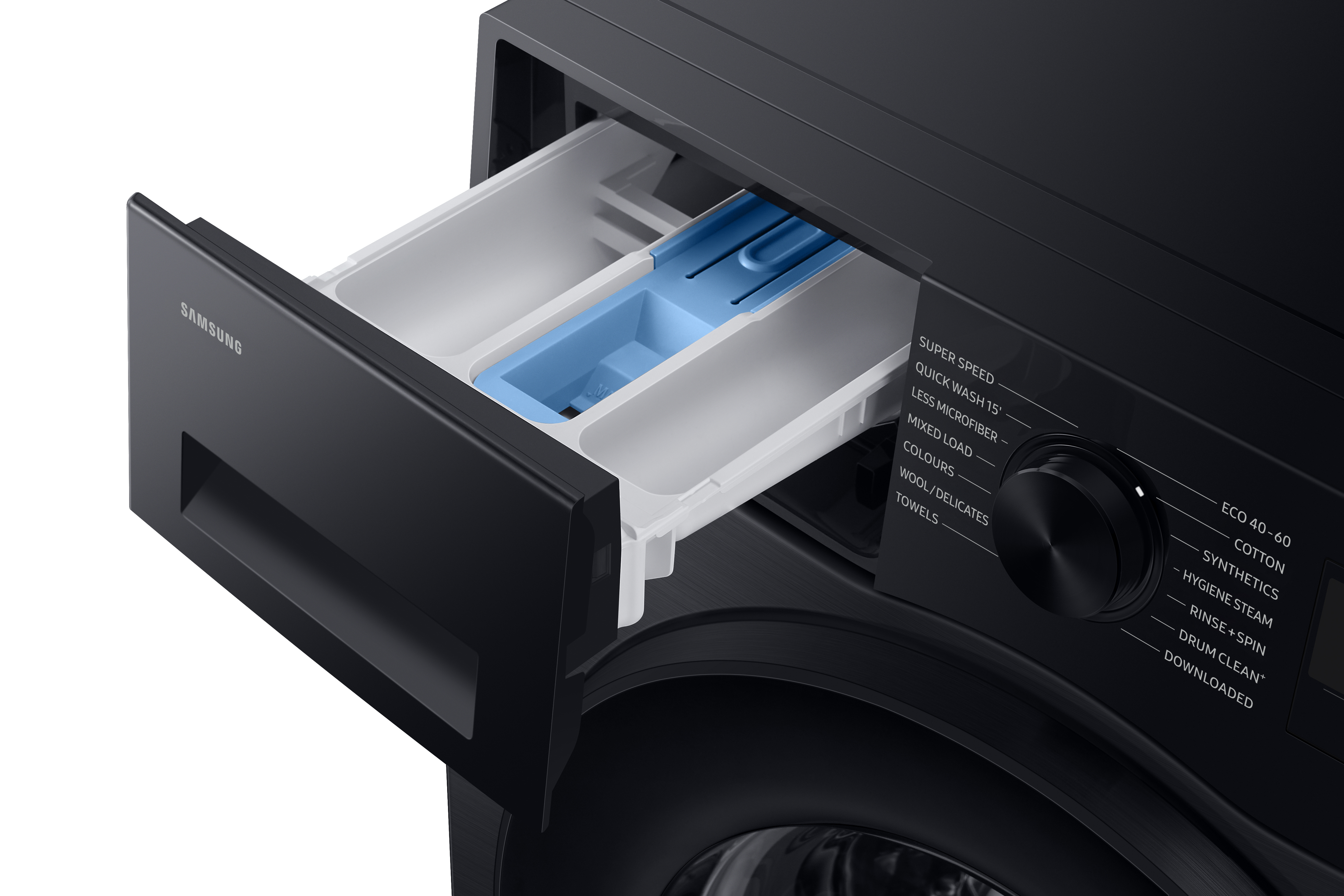 Samsung WW10FG5U34ABEU 10kg 1400 Spin Washing Machine - Black thumbnail image