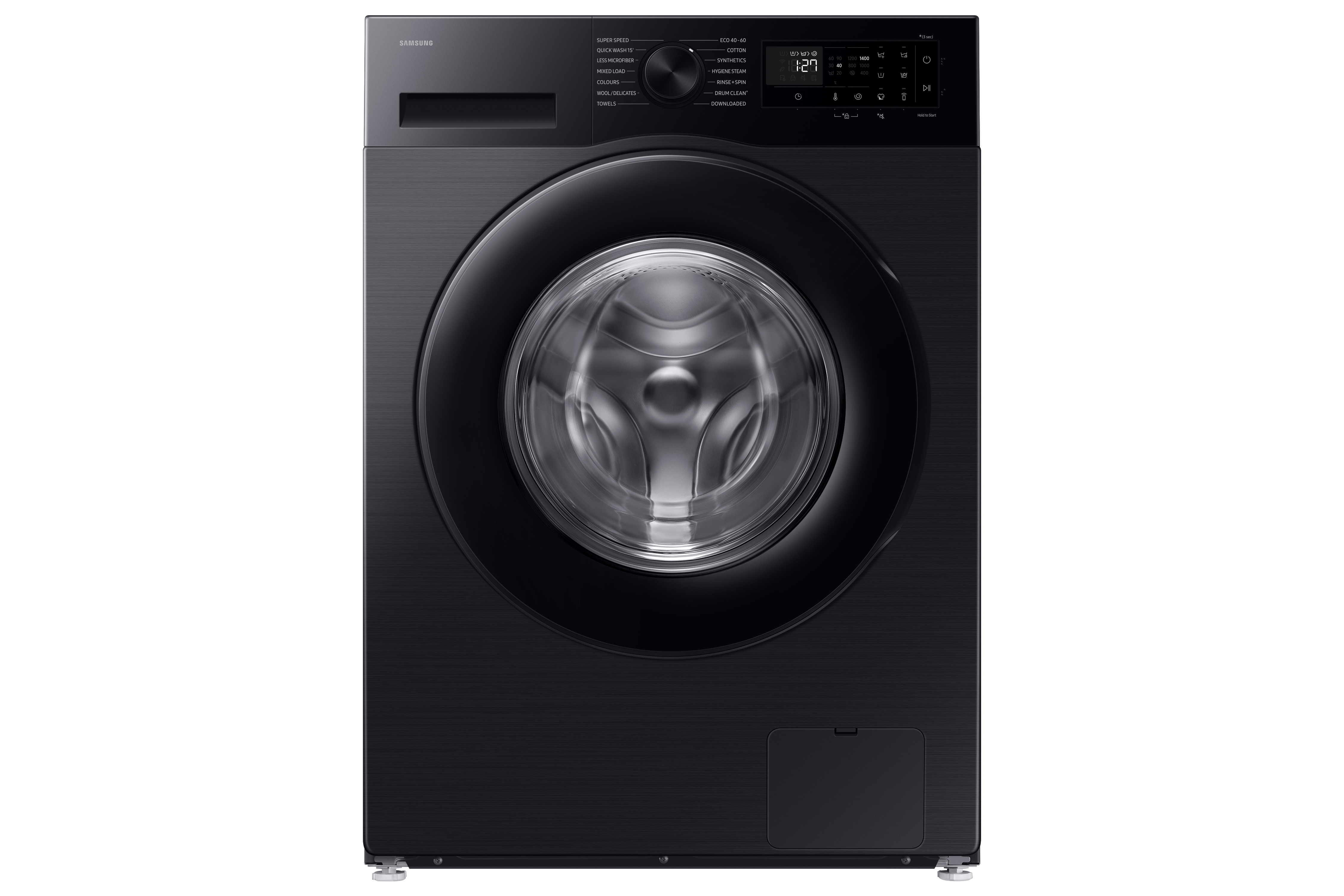 Samsung WW10FG5U34ABEU 10kg 1400 Spin Washing Machine - Black thumbnail image