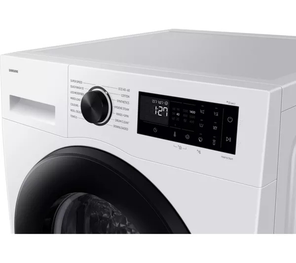 Samsung WW10FG5U34AEEU 10kg 1400 spin Washing Machine - White thumbnail image