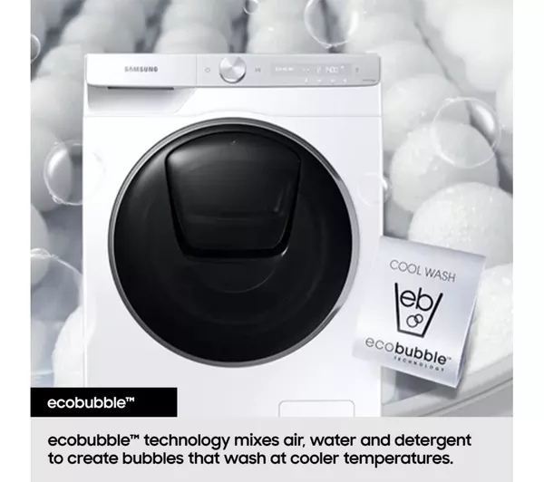 Samsung WW10FG5U34AEEU 10kg 1400 spin Washing Machine - White thumbnail image