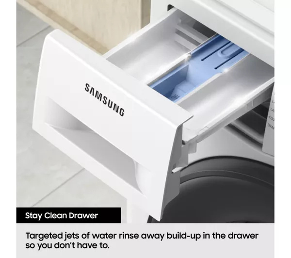 Samsung WW10FG5U34AEEU 10kg 1400 spin Washing Machine - White thumbnail image
