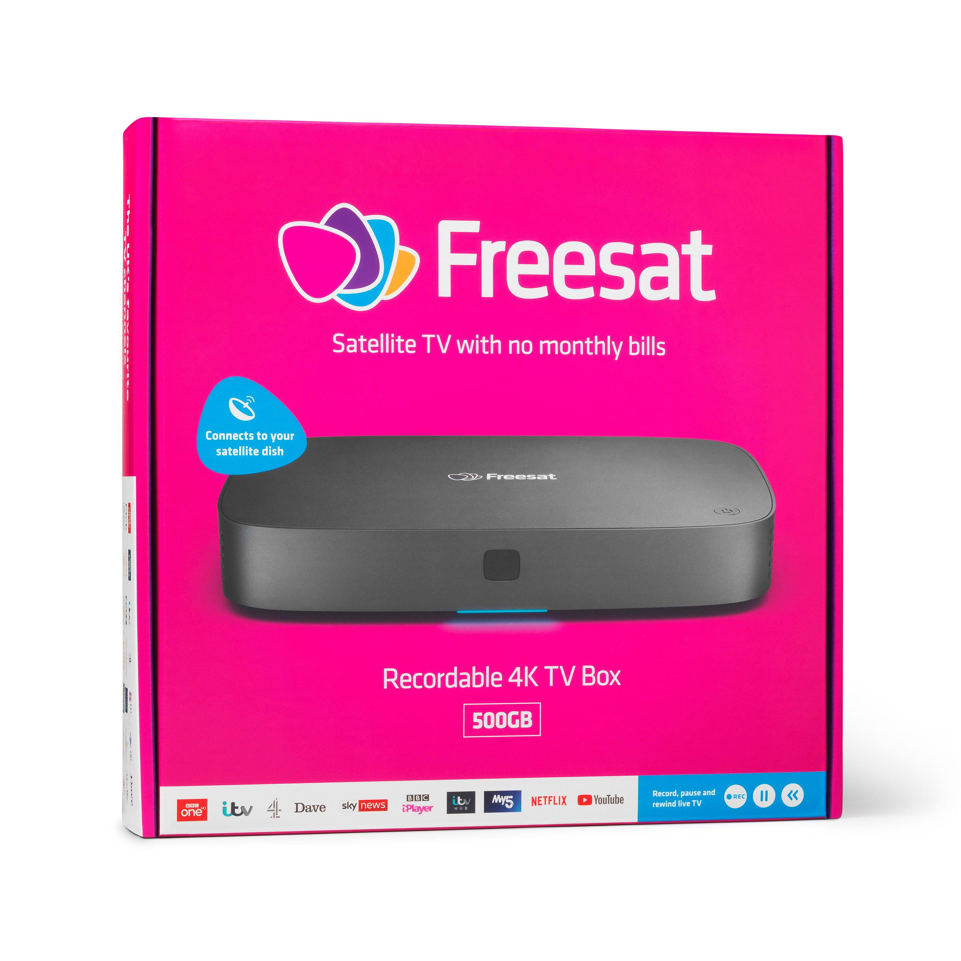 Freesat UHD-4X-500 Freesat Recorder 500GB - Anthracite thumbnail image