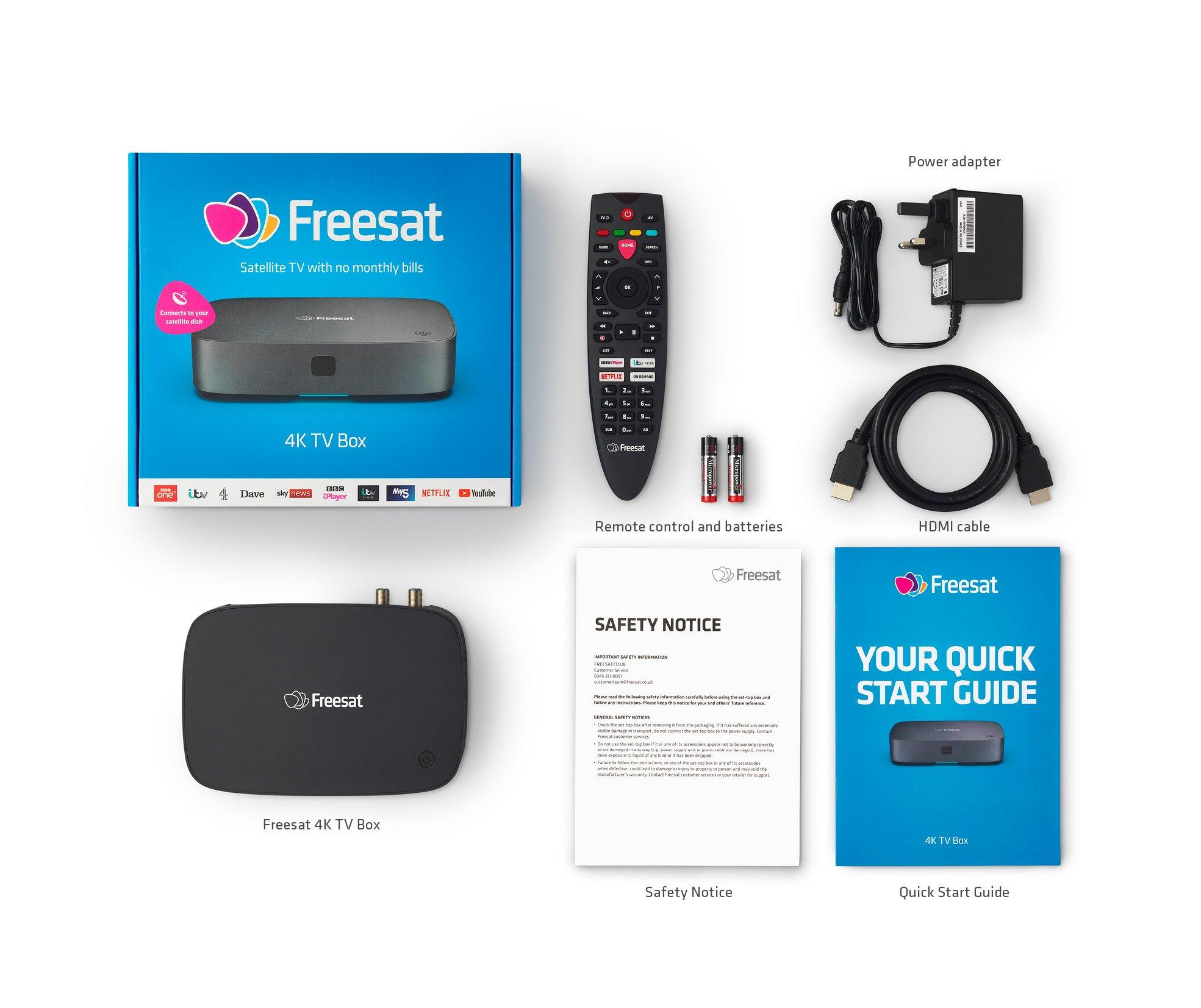 Freesat UHD-X Freesat Box - Anthracite thumbnail image