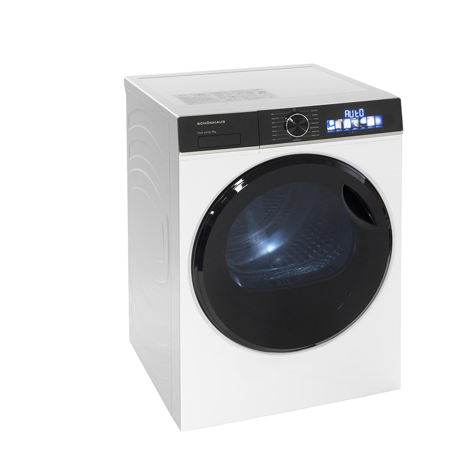 Schonhaus TDSHF018A3W 8kg Heat Pump Tumble Dryer thumbnail image