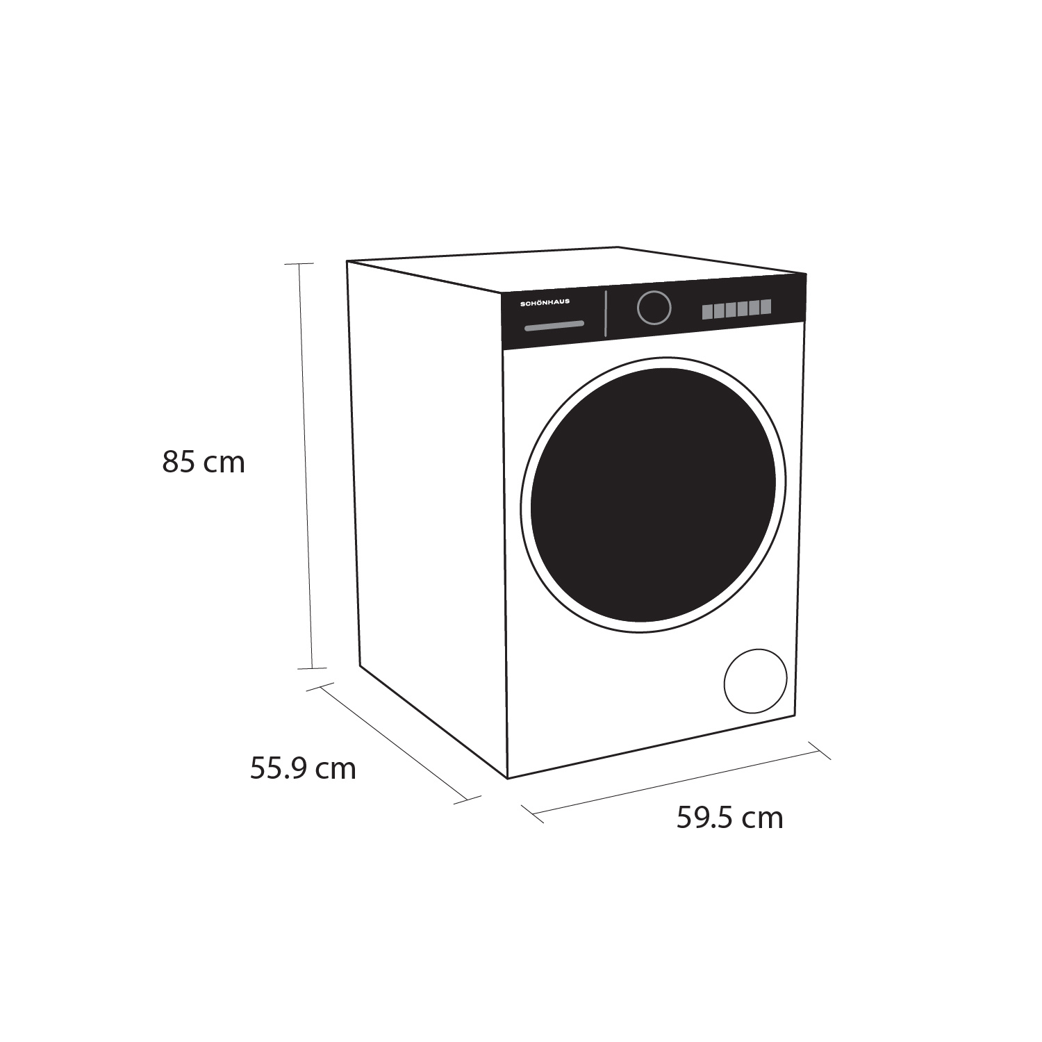 Schonhaus WDSF0110614AW 10kg/6kg Washer Dryer thumbnail image