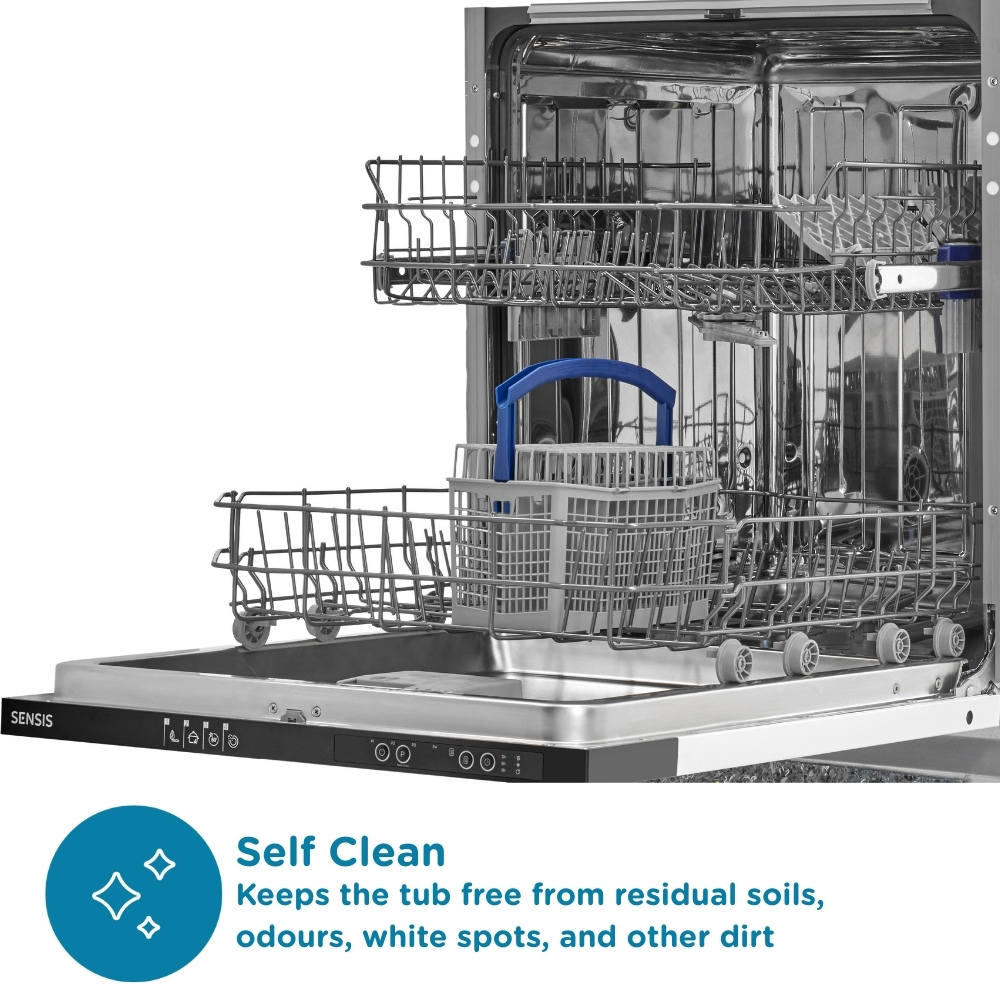 Sensis DWBI0213FSDWA Integrated Dishwasher - White - 13 Place Settings thumbnail image