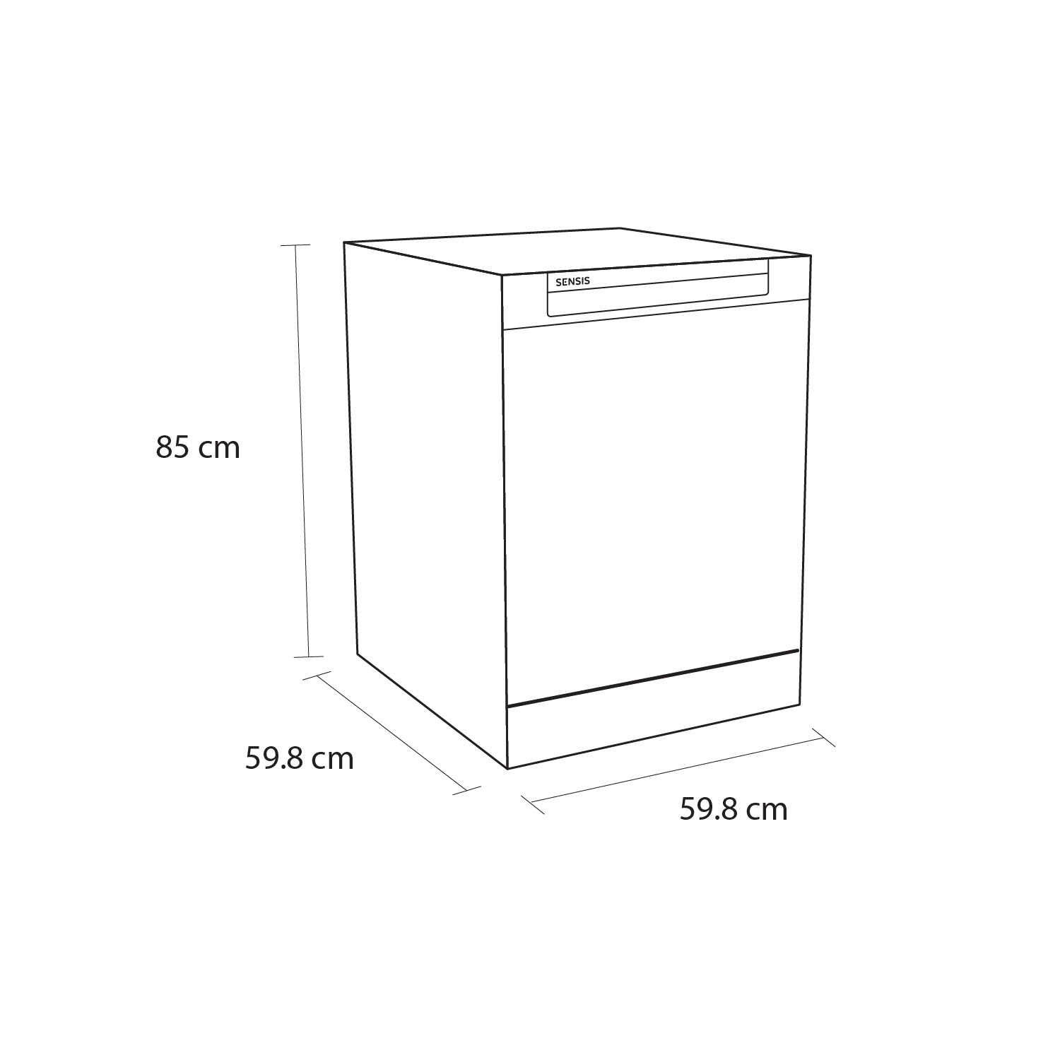 Sensis Full Size DWF0114FSDW Freestanding Dishwasher  thumbnail image