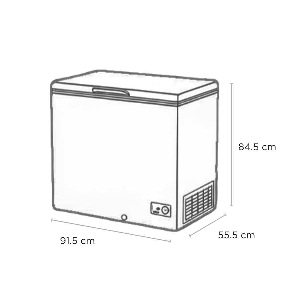 Sensis RFCHT01F196EW 196 litre Chest Freezer - White thumbnail image