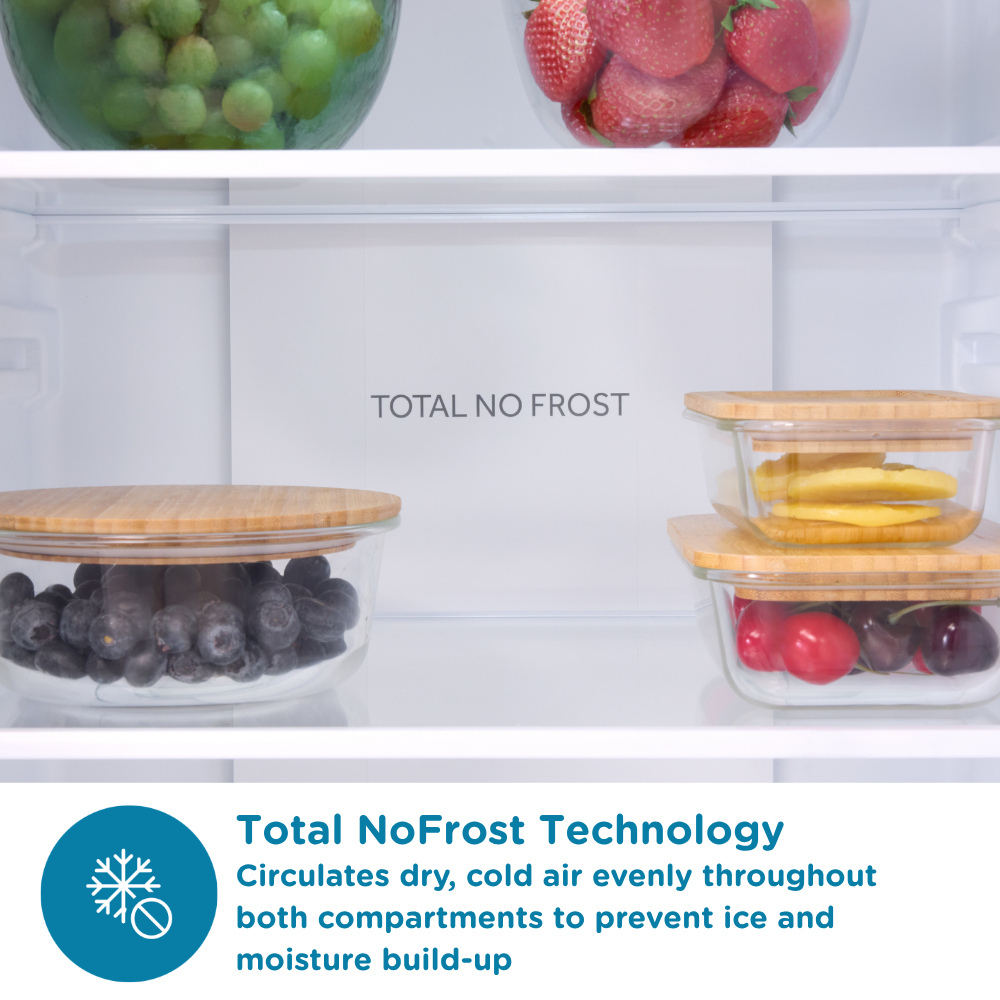 Sensis RFCMF0154ES 54cm Total No Frost Fridge Freezer - Silver thumbnail image
