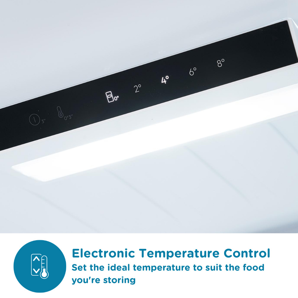 Sensis RFCMF0154ES 54cm Total No Frost Fridge Freezer - Silver thumbnail image