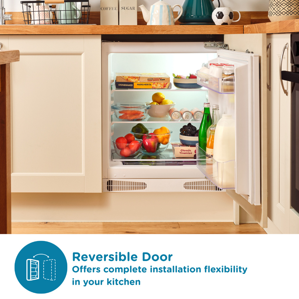 Sensis RFUCBI01L54EW 59.5cm Built-In Larder Fridge - White thumbnail image