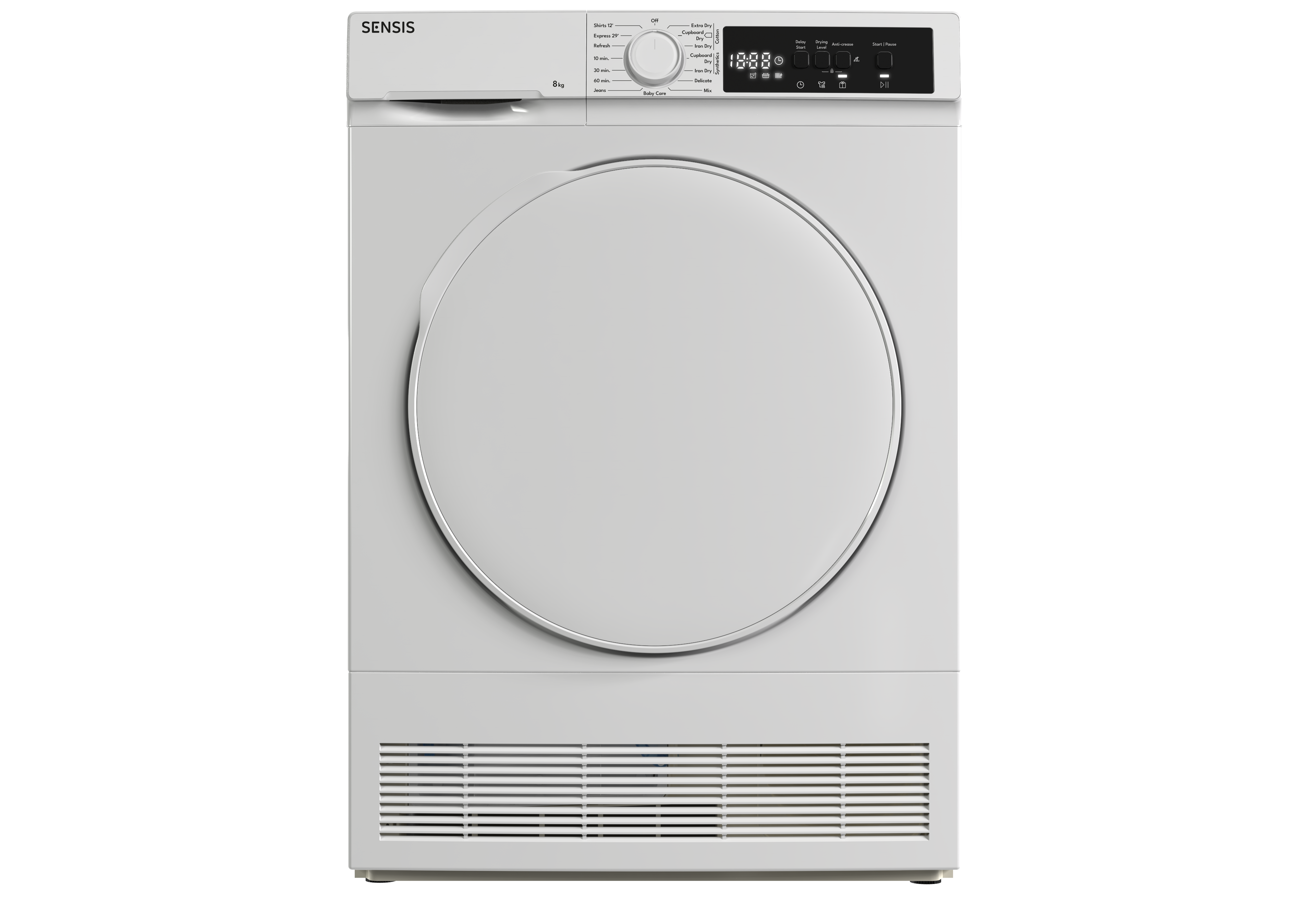 Sensis TDCF018BW 8kg Condenser Tumble Dryer - White thumbnail image
